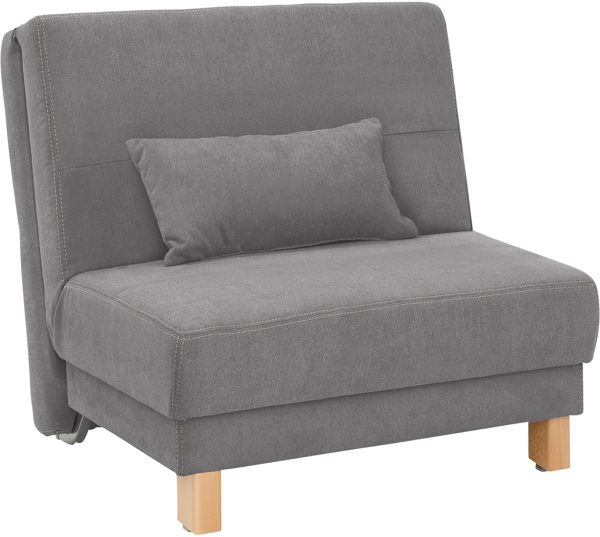 Home affaire Schlafsofa "Gina", vom Sofa zum Bett mit einem Handgriff, in 4 Breiten, Nierenkissen