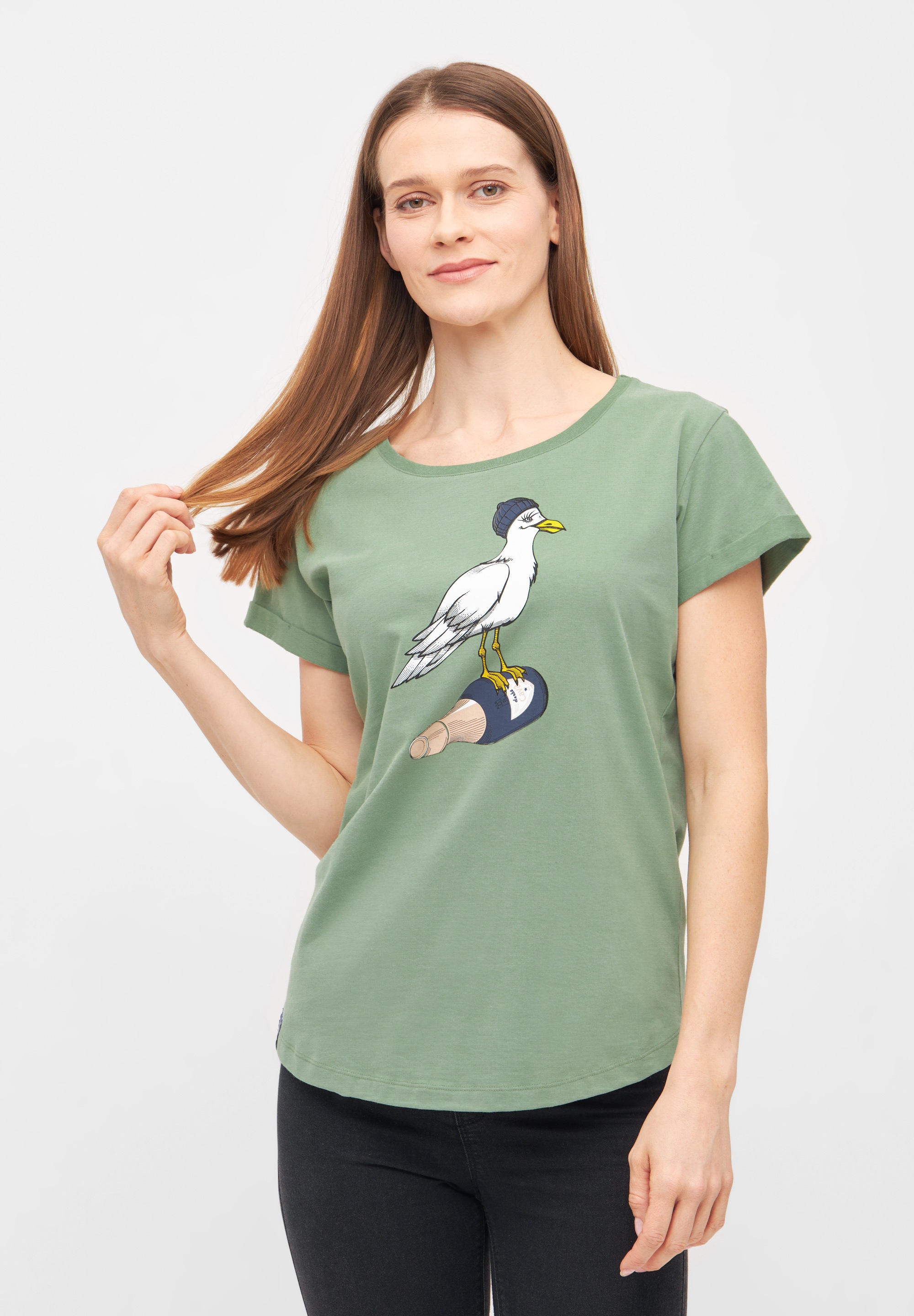 T-Shirt »Sturmmöwin«, Maritim, Nachhaltig, Organic Cotton, Möwe