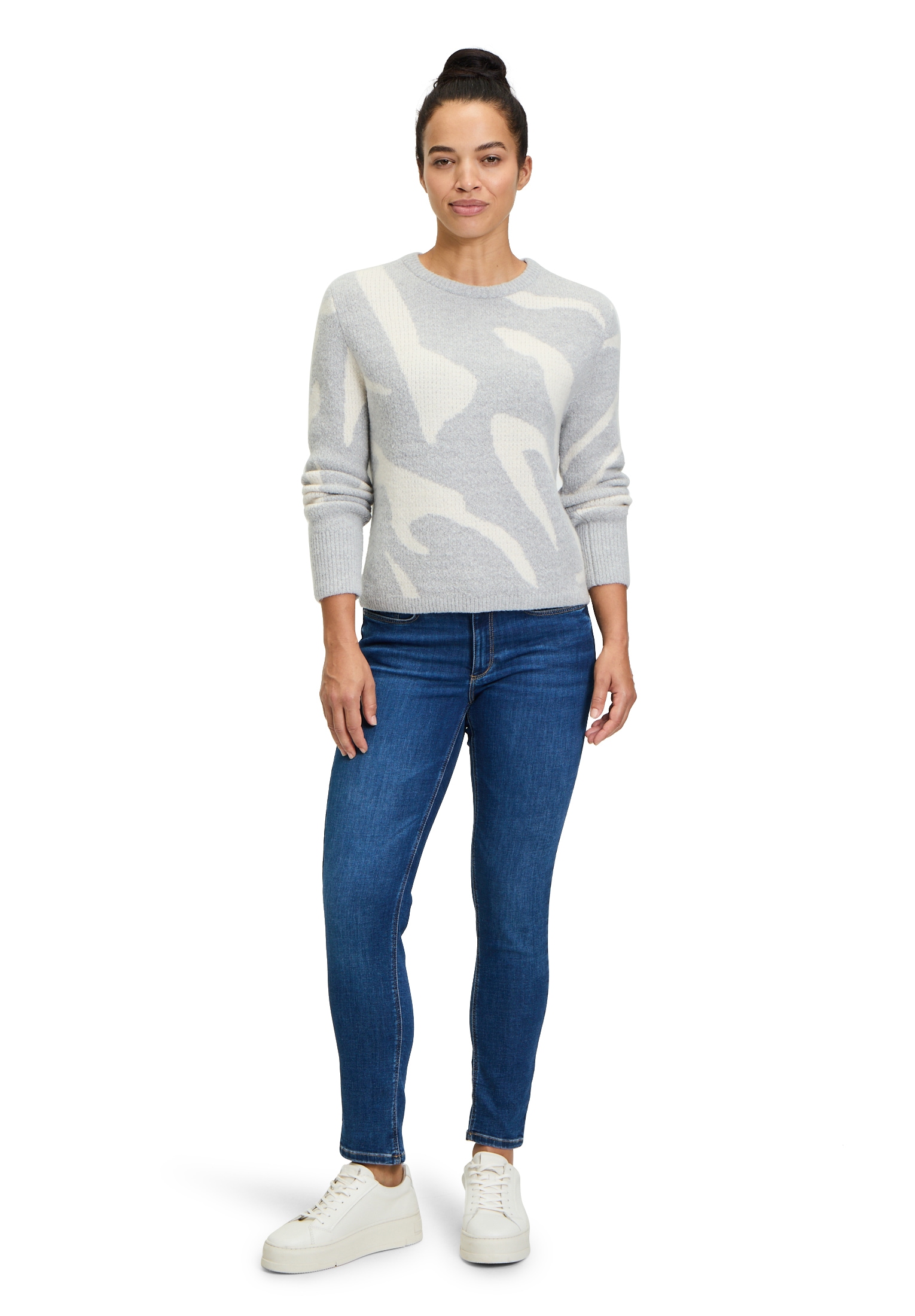 Betty&Co Strickpullover »Betty & Co Strickpullover mit Jacquard«, Jacquard