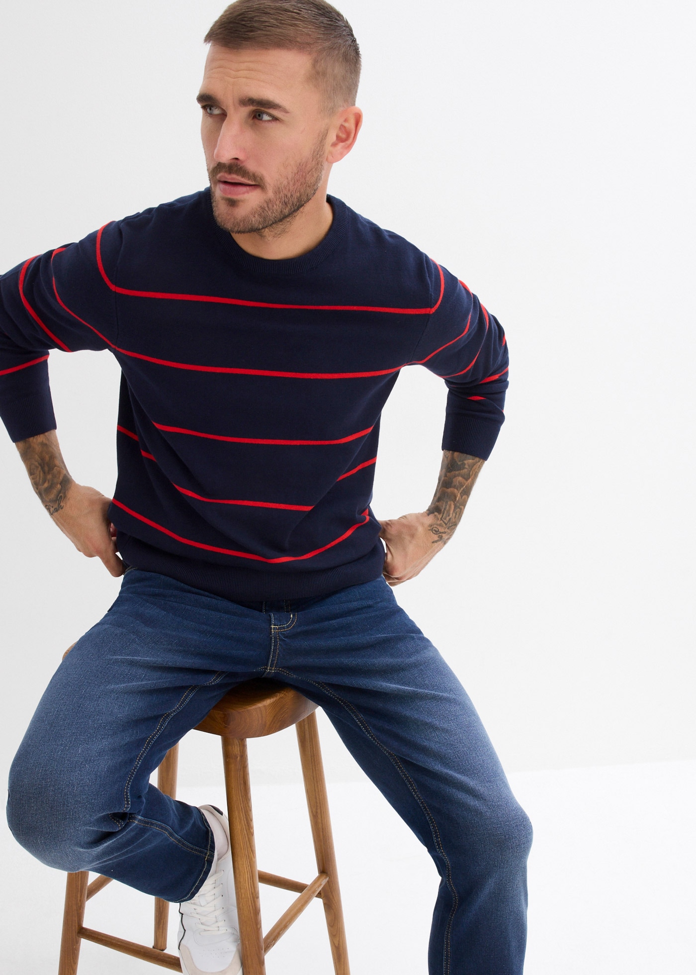 bonprix Regular-fit-Jeans »Regular Fit Stretch-Jeans, Straight« Regular Fit Stretch-Jeans, Straight