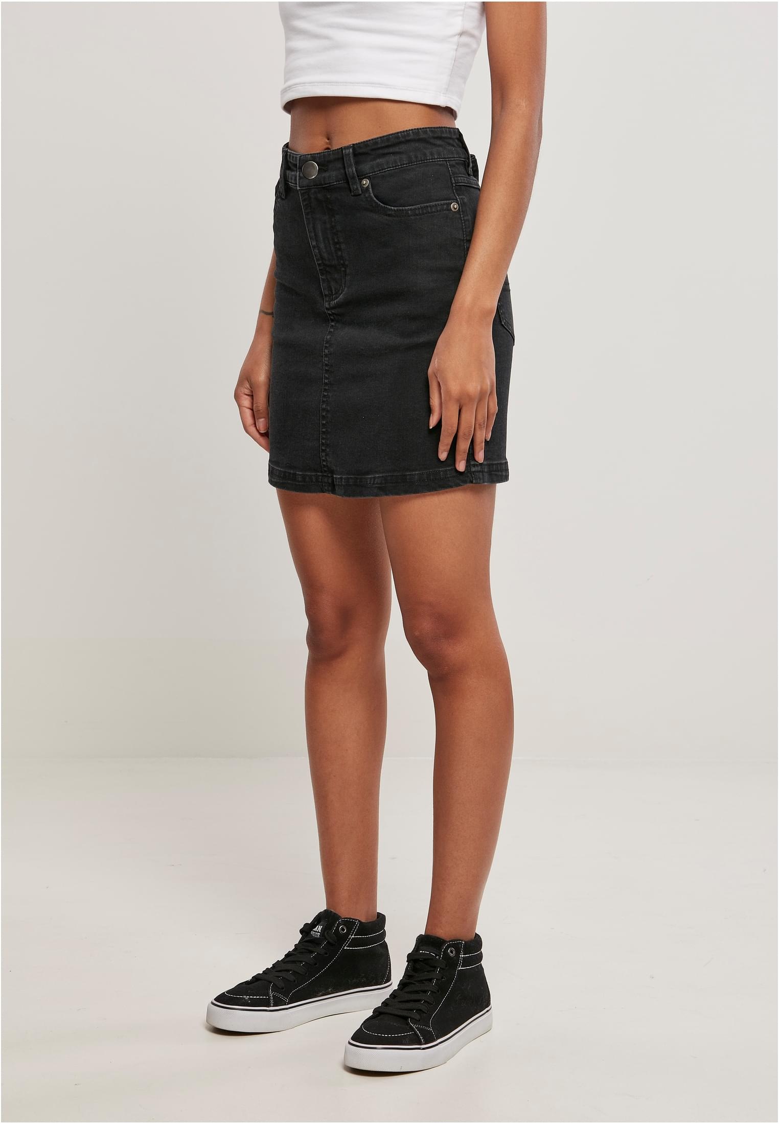 | Ladies Organic Mini Stretch Skirt«, tlg.) CLASSICS BAUR für (1 Denim »Damen bestellen Jerseyrock URBAN
