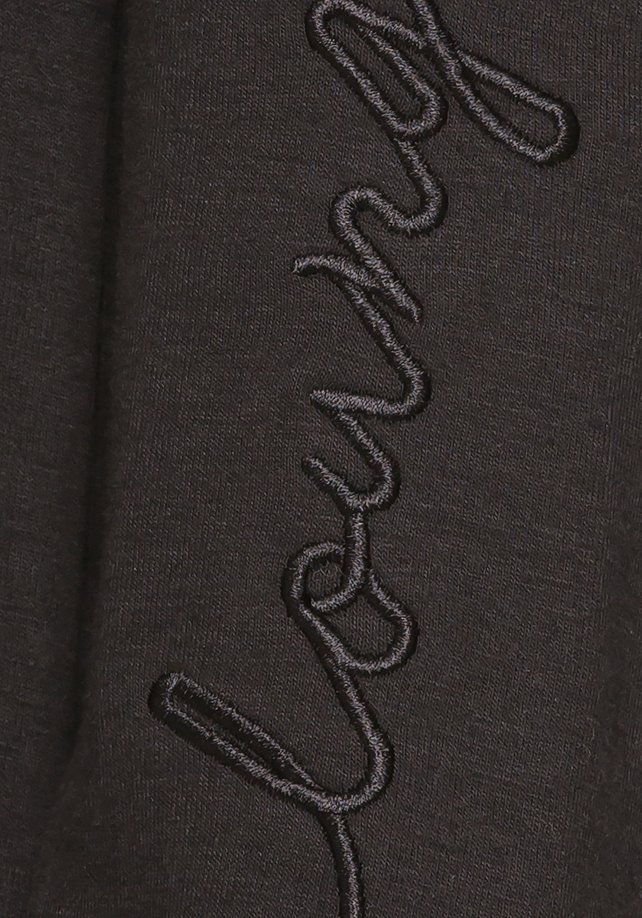 Vivance Hoodie, mit seitlicher Loungewear Stickerei, Loungshirt