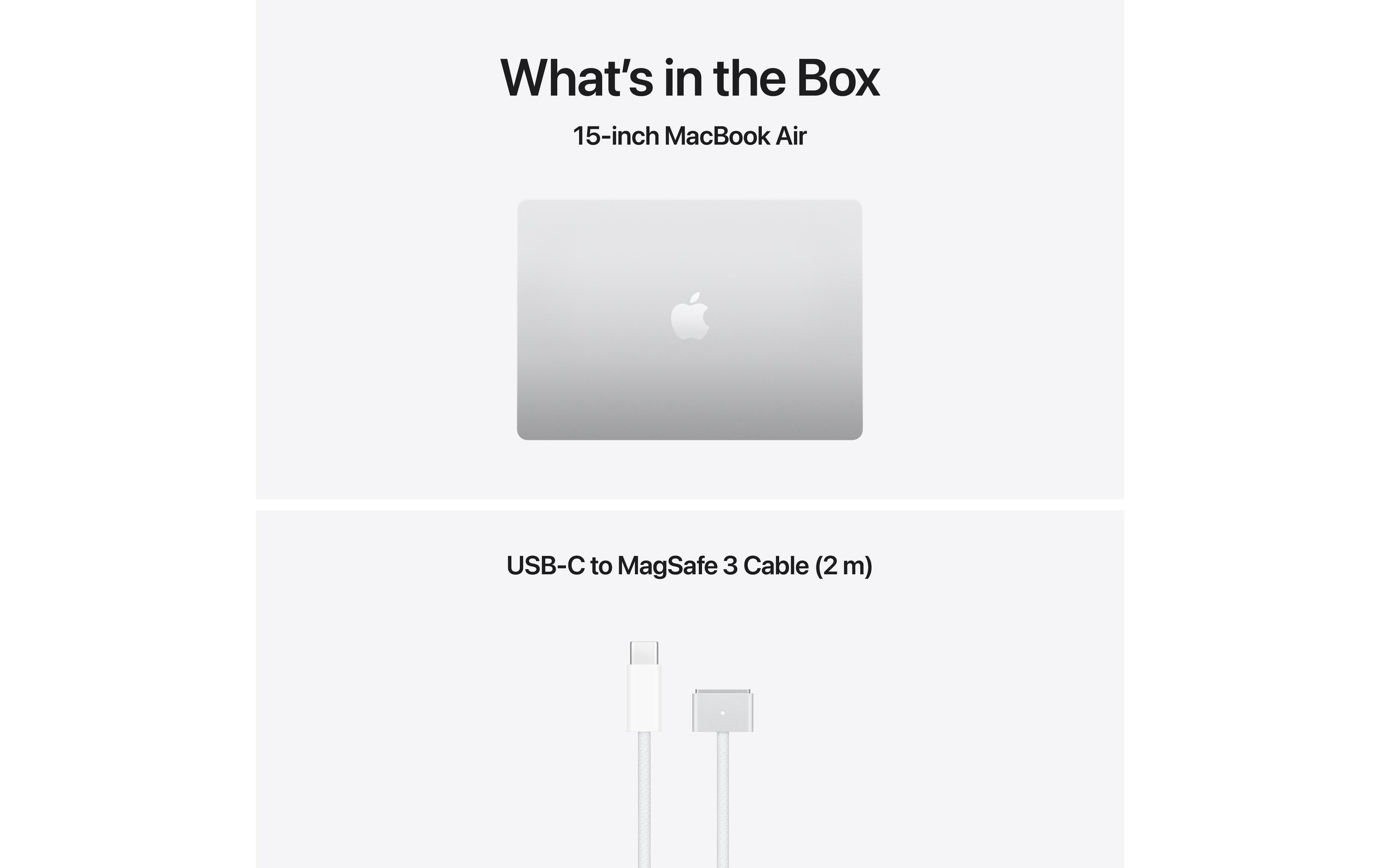 Apple Notebook »MacBook Air 15 2026 M5 10C GPU« 38,862 cm / 15,3 ″ Apple M5 512 GB SSD Integrierte NPU (Neural Processing Unit)