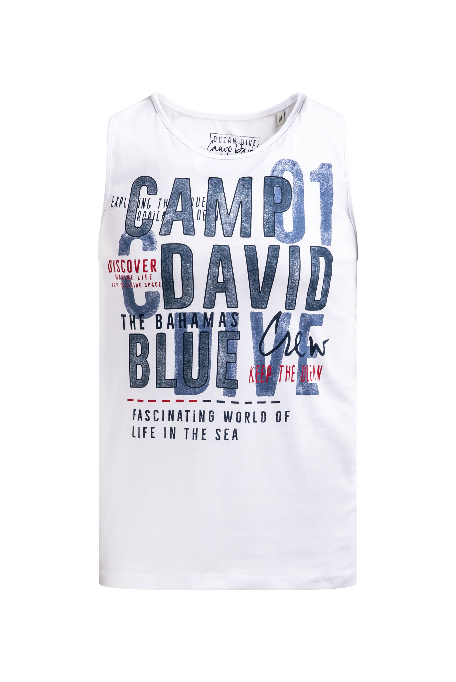CAMP DAVID Tanktop aus Baumwolle