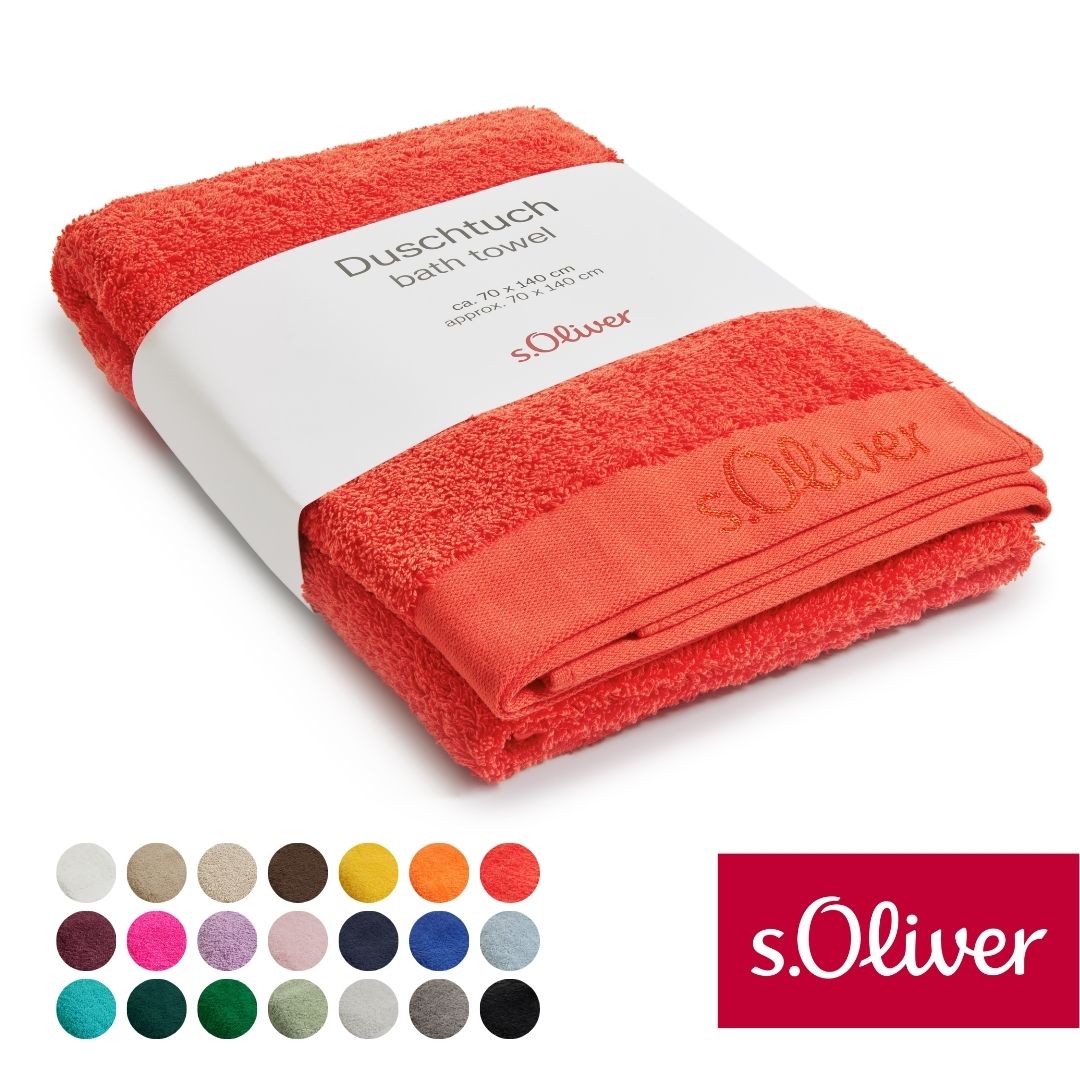 s.Oliver Duschtuch "s.Oliver, Premium Qualität, 600 gr/m², auch als Sets erhältlich" große Farbauswahl, auch als Handtuch, Waschhandschuh, Gästetuch