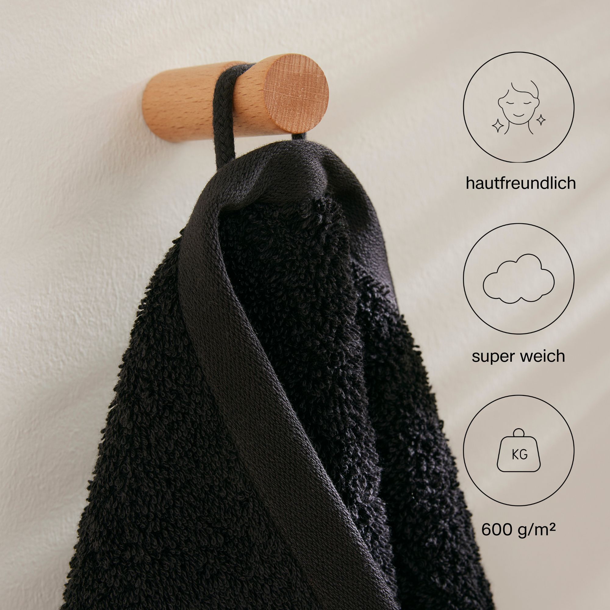 Thumbnail - s.Oliver Handtuch Set "s.Oliver, Premium Qualität, 600 gr/m²", (Set, 8 St., 2 Gästetücher 30x50 cm-4 Handtücher 50x100 c...