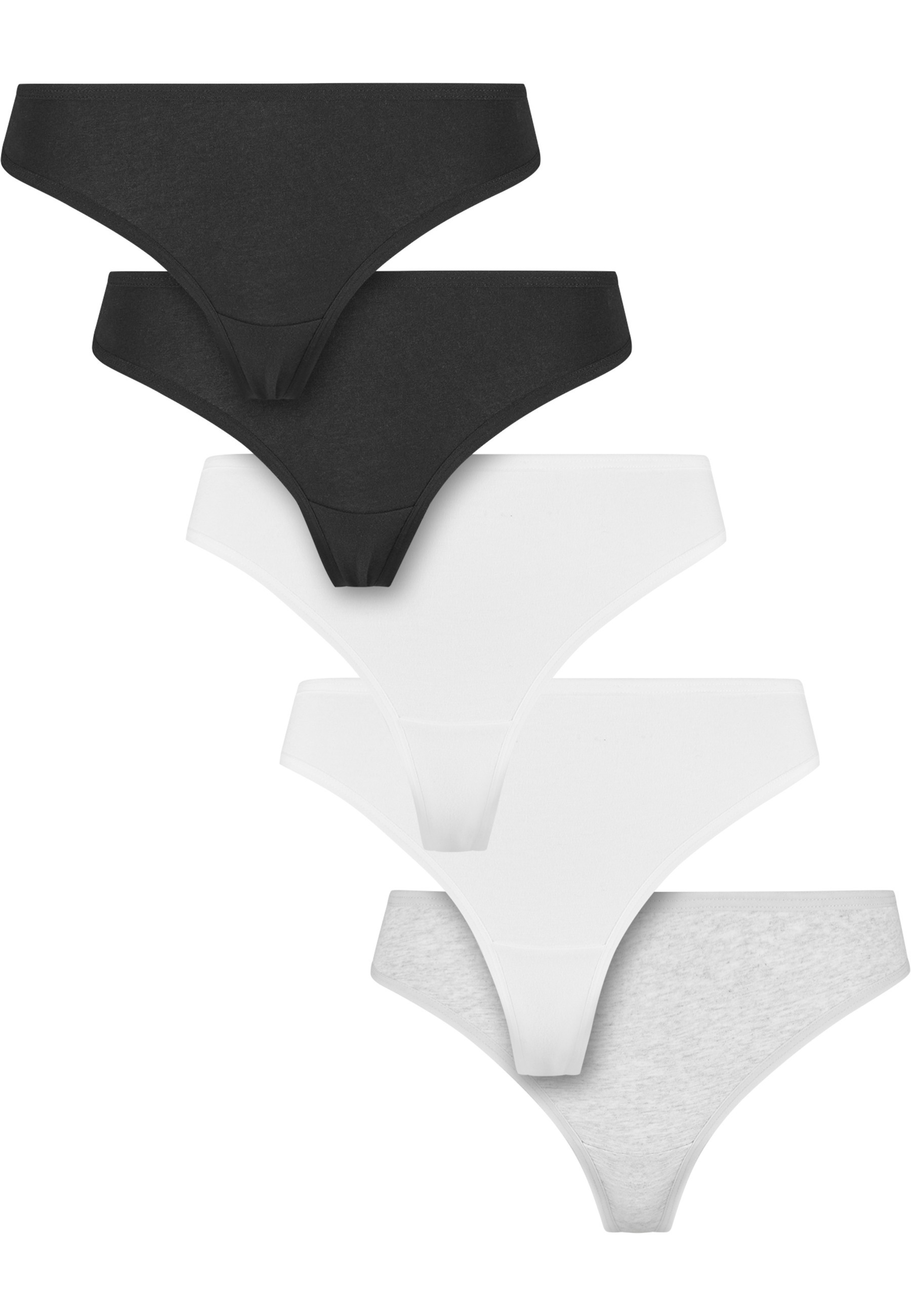 URBAN CLASSICS Panty "Urban Classics Ladies Basic Cotton Tanga 5-Pack"