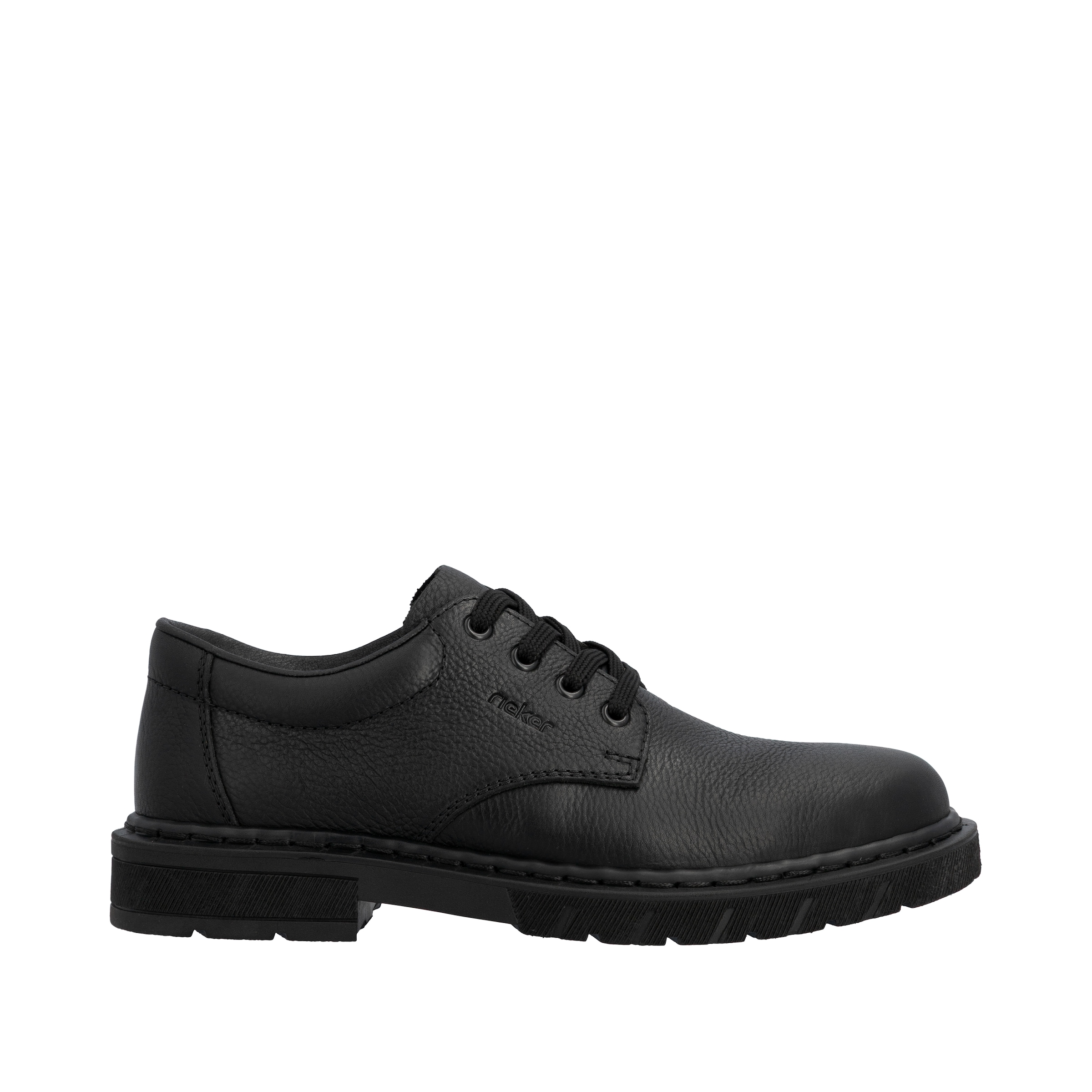 Rieker Schnürschuh, Halbschuh, Basic-Schnürer, mit Profilsohle und Lederinnensohle