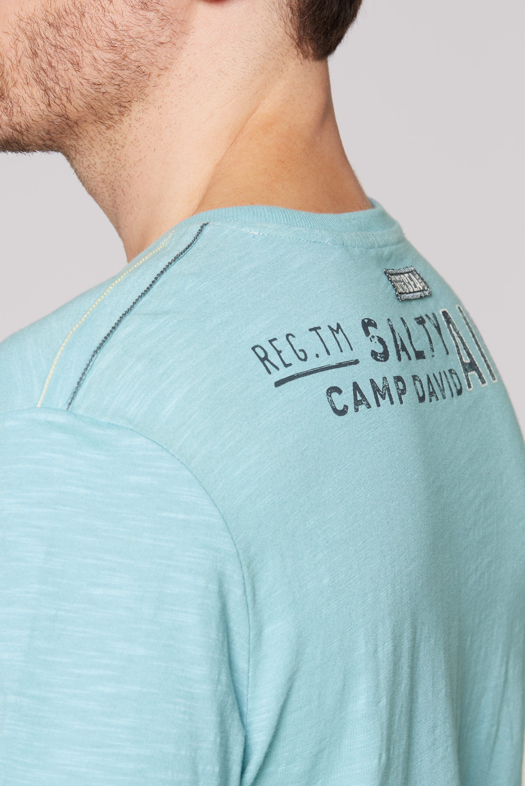 CAMP DAVID Rundhalsshirt, aus Baumwolle