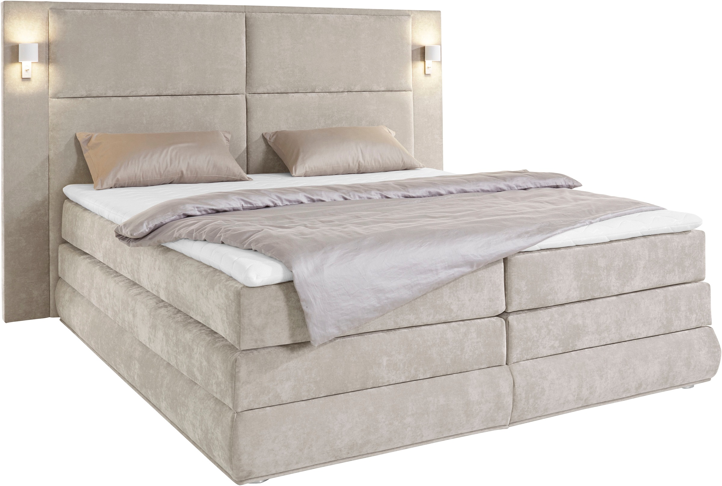 COLLECTION AB Boxspringbett "Copenhagen" inklusive Bettkasten, Topper, wahl günstig online kaufen