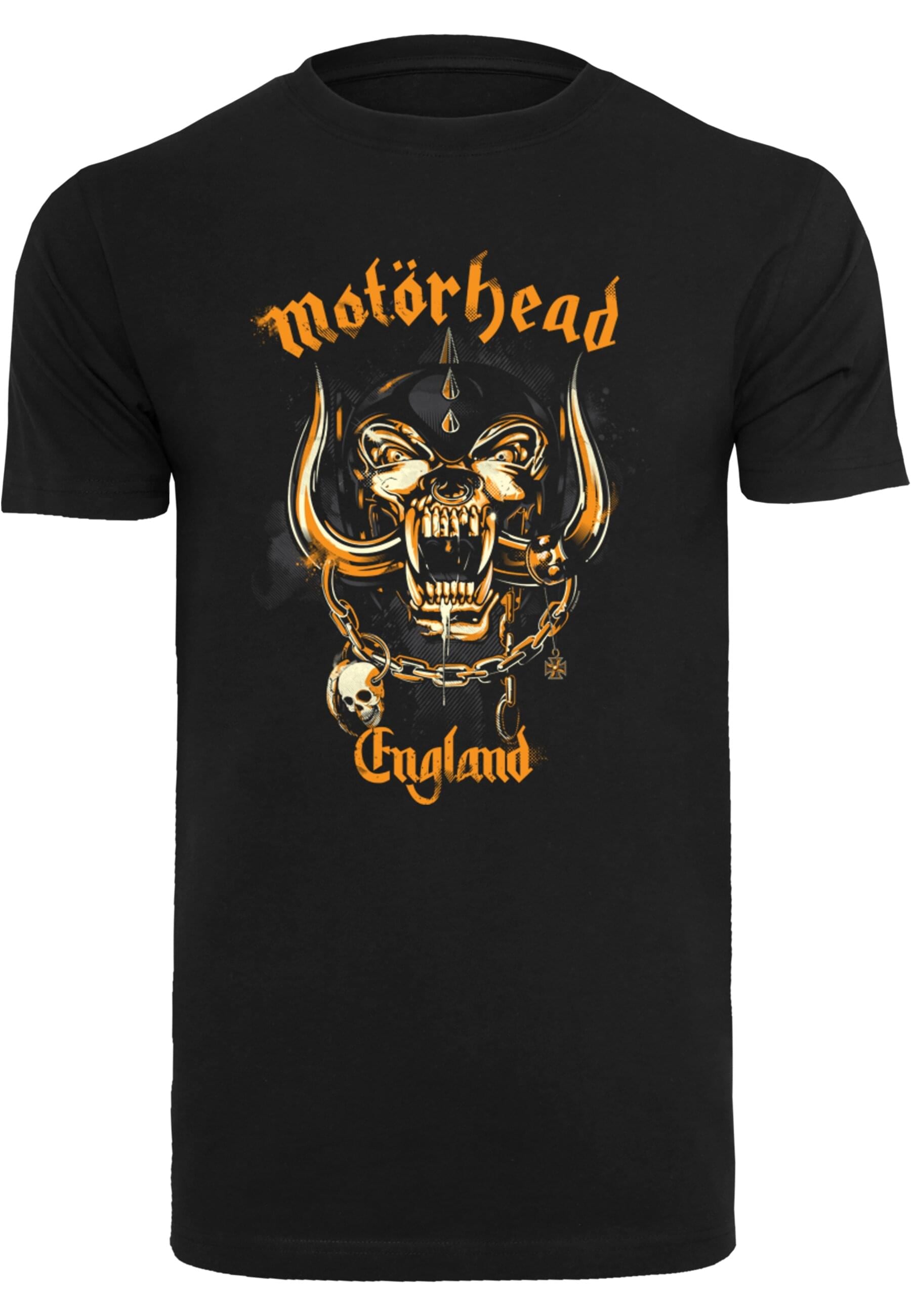 T-Shirt »Merchcode Herren Motorhead - Mustard Pig T-Shirt Round Neck«, (1 tlg.)