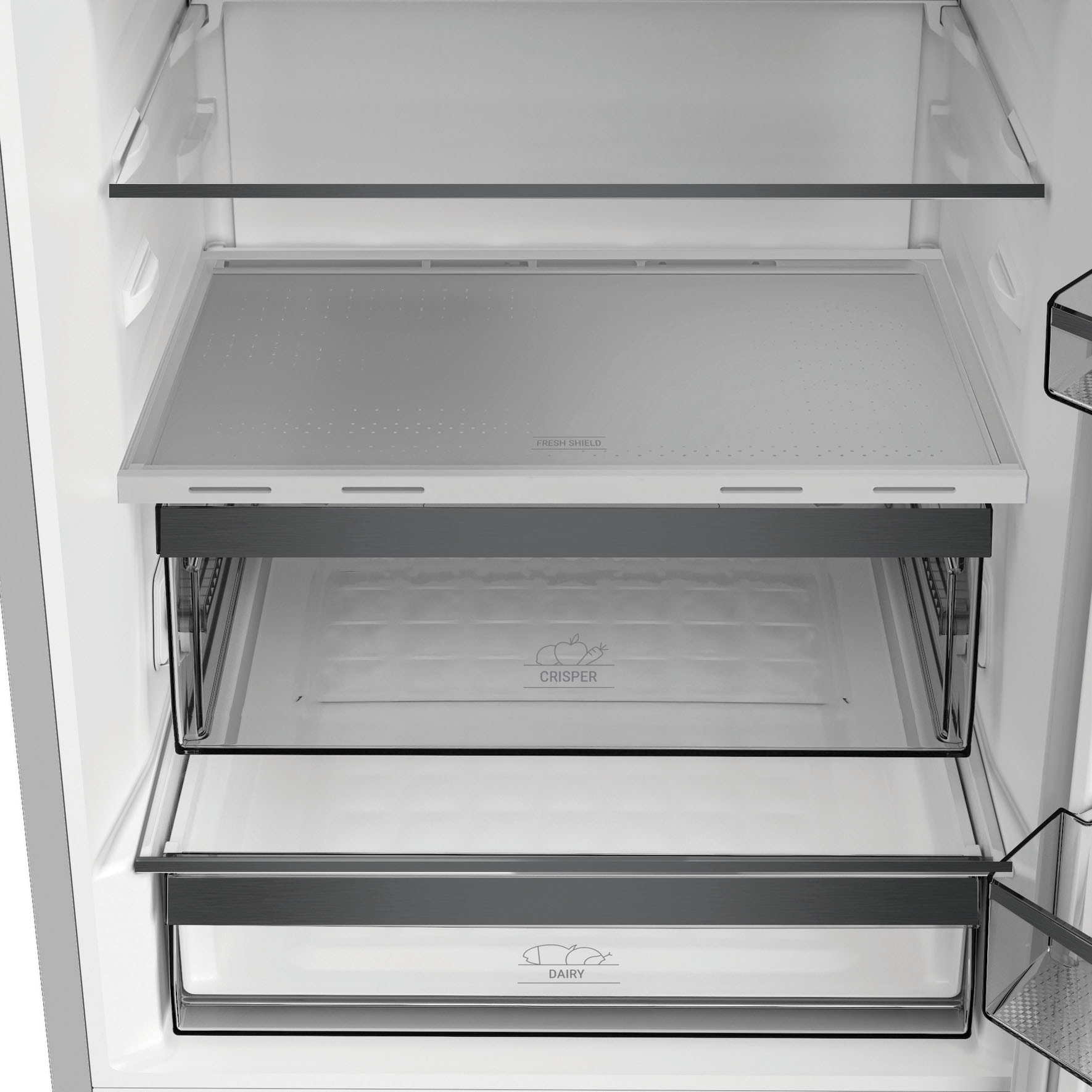 BAUKNECHT Kühl-/Gefrierkombination »BHK2 6494 X6E«, XXL Volumen mit 490 Liter, NoFrost