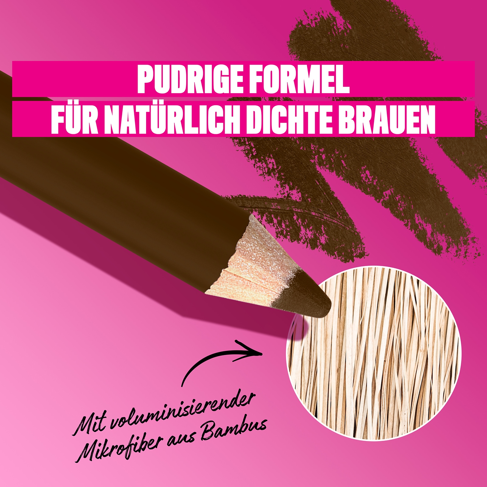 NYX Augenbrauenpflege »Makeup Powder Louder Brow Pencil«, mit Mikrofiber