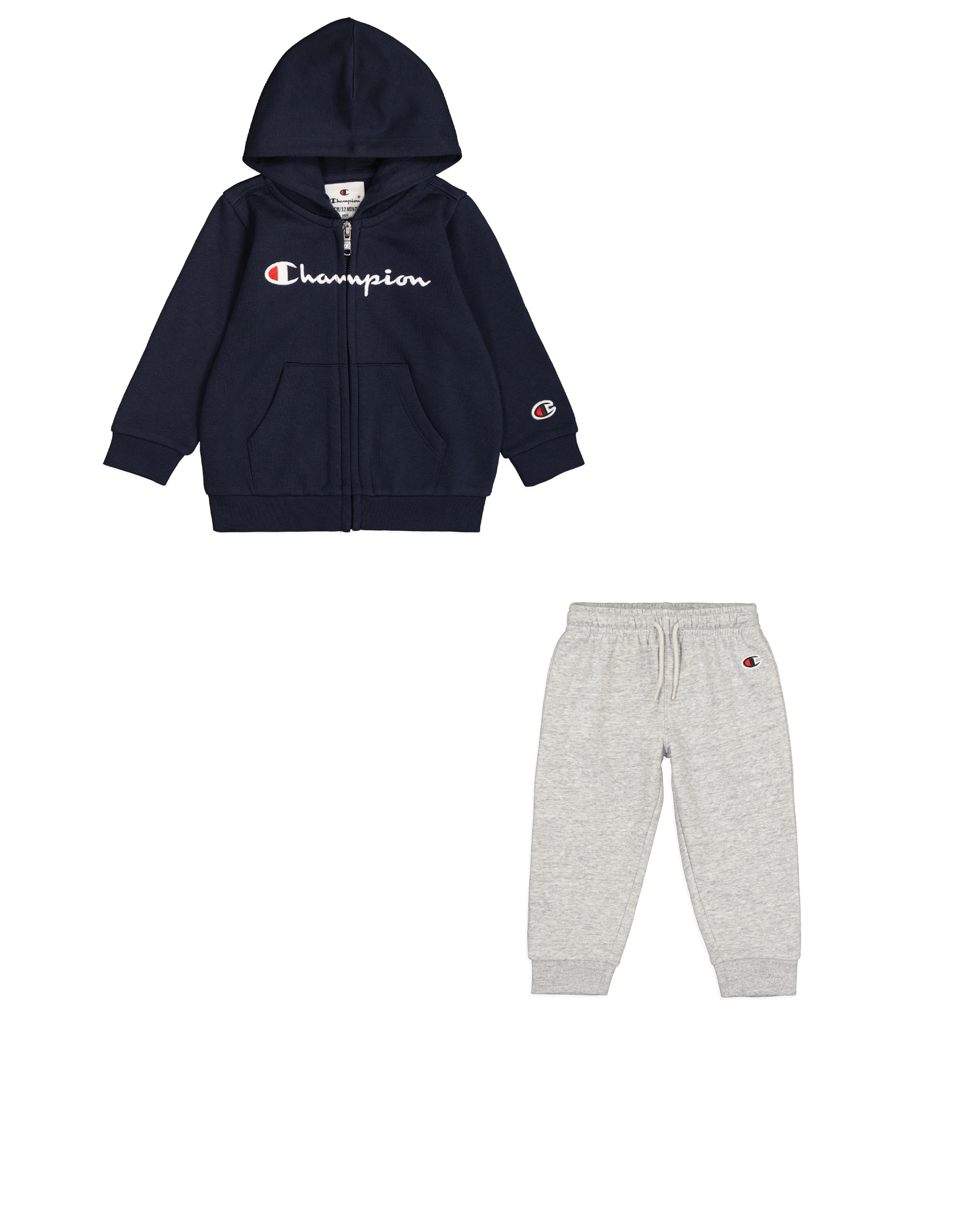 Champion Jogginganzug "Hooded Full Zip Suit", (Set, 2 tlg.), für Babys