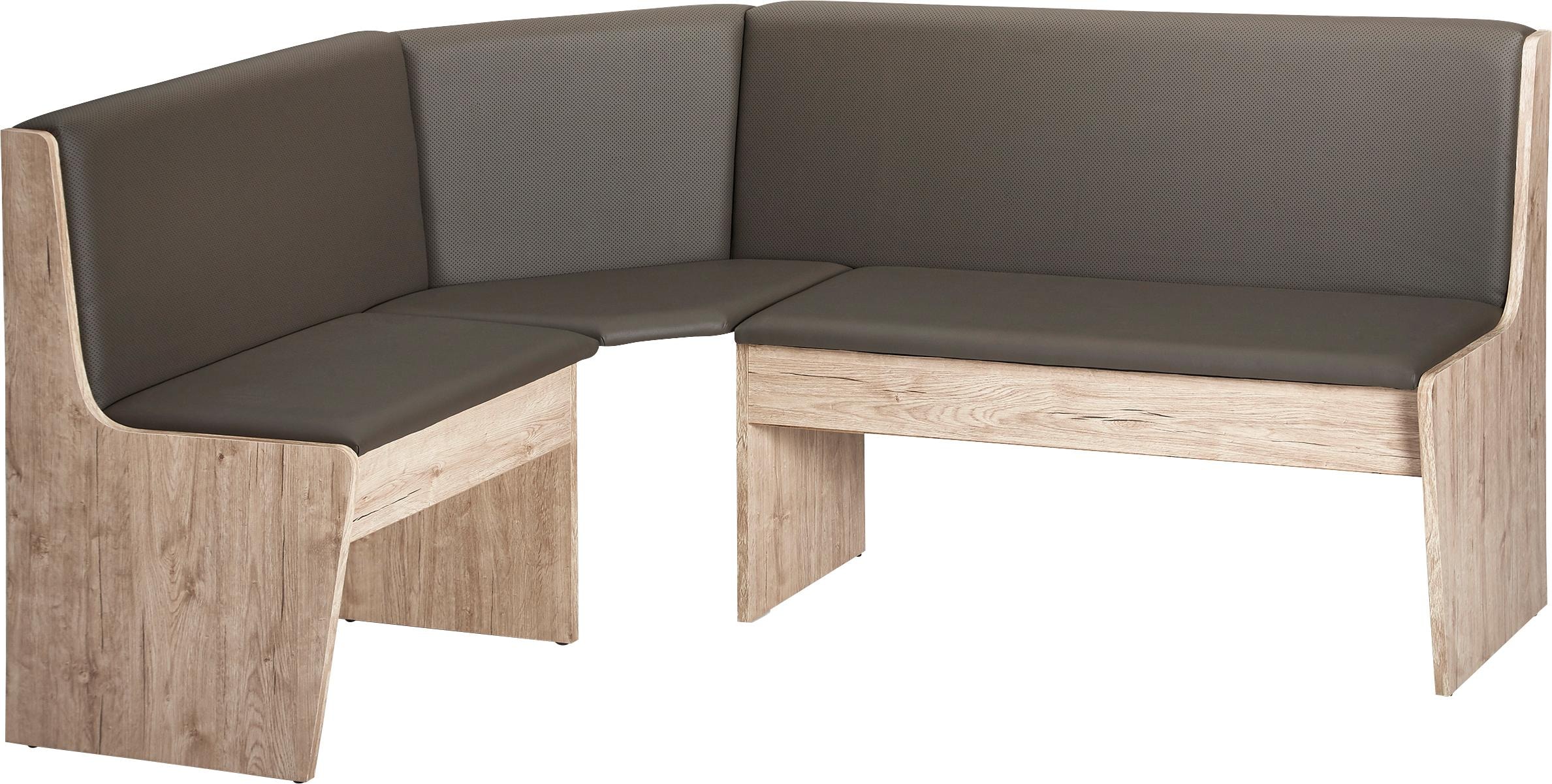 massivline&more Eckbankgruppe »Sylt«, (Set, 4 tlg.), Eckbank ist umstellbar, Eckbank mit Truhe