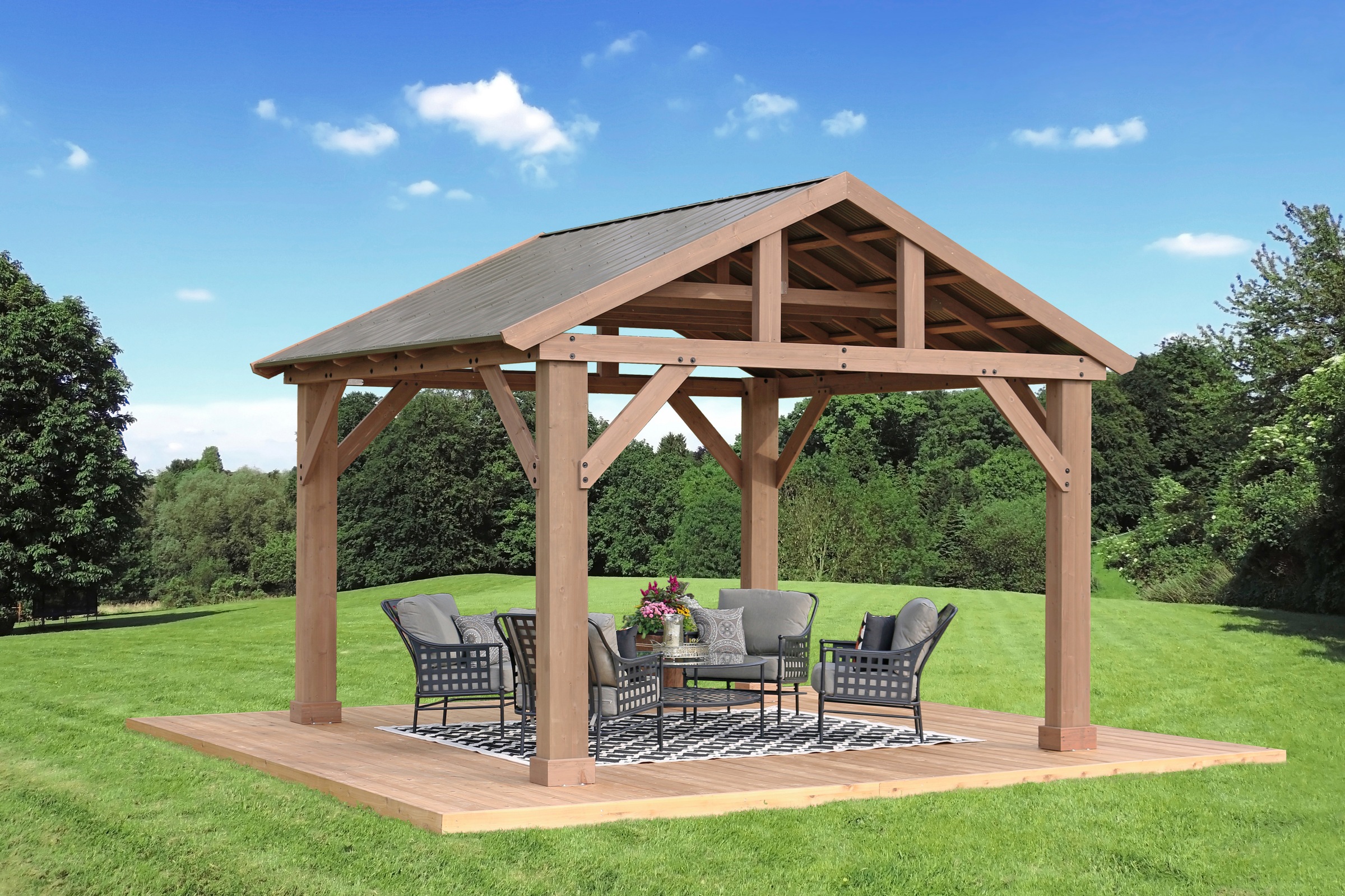 WESTMANN Holzpavillon "Yukon 14x12", BxT: 427x366 cm günstig online kaufen