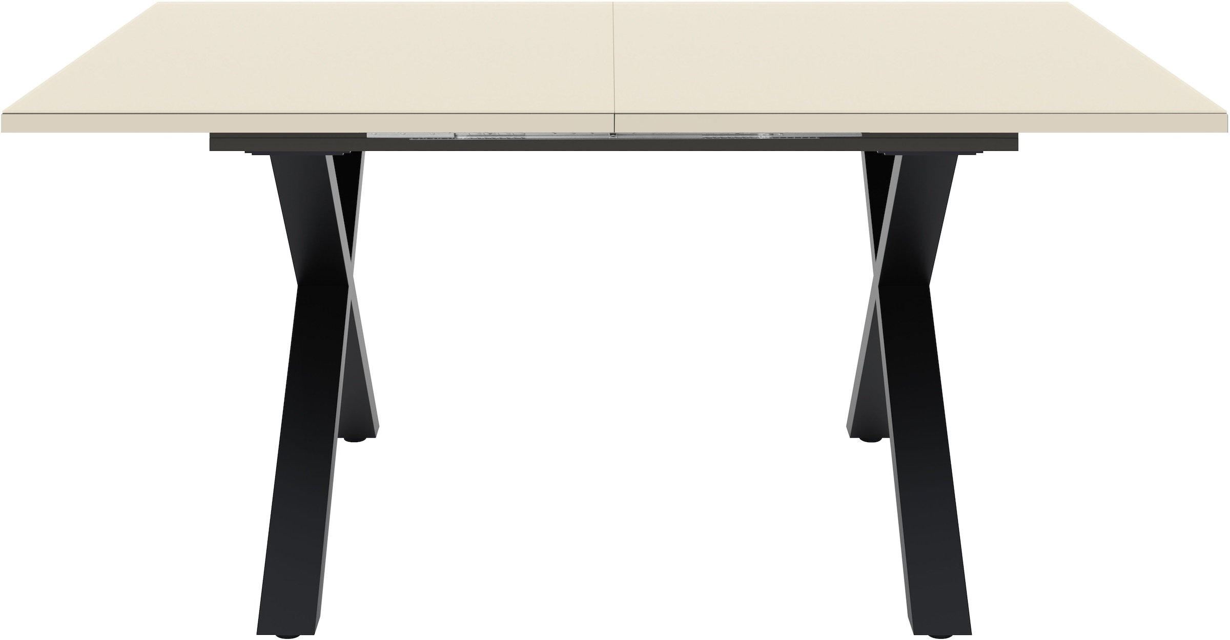 Mäusbacher Esstisch Esstisch ausziehbar auf 210 cm, eckige Tischform, Gestell X-Form