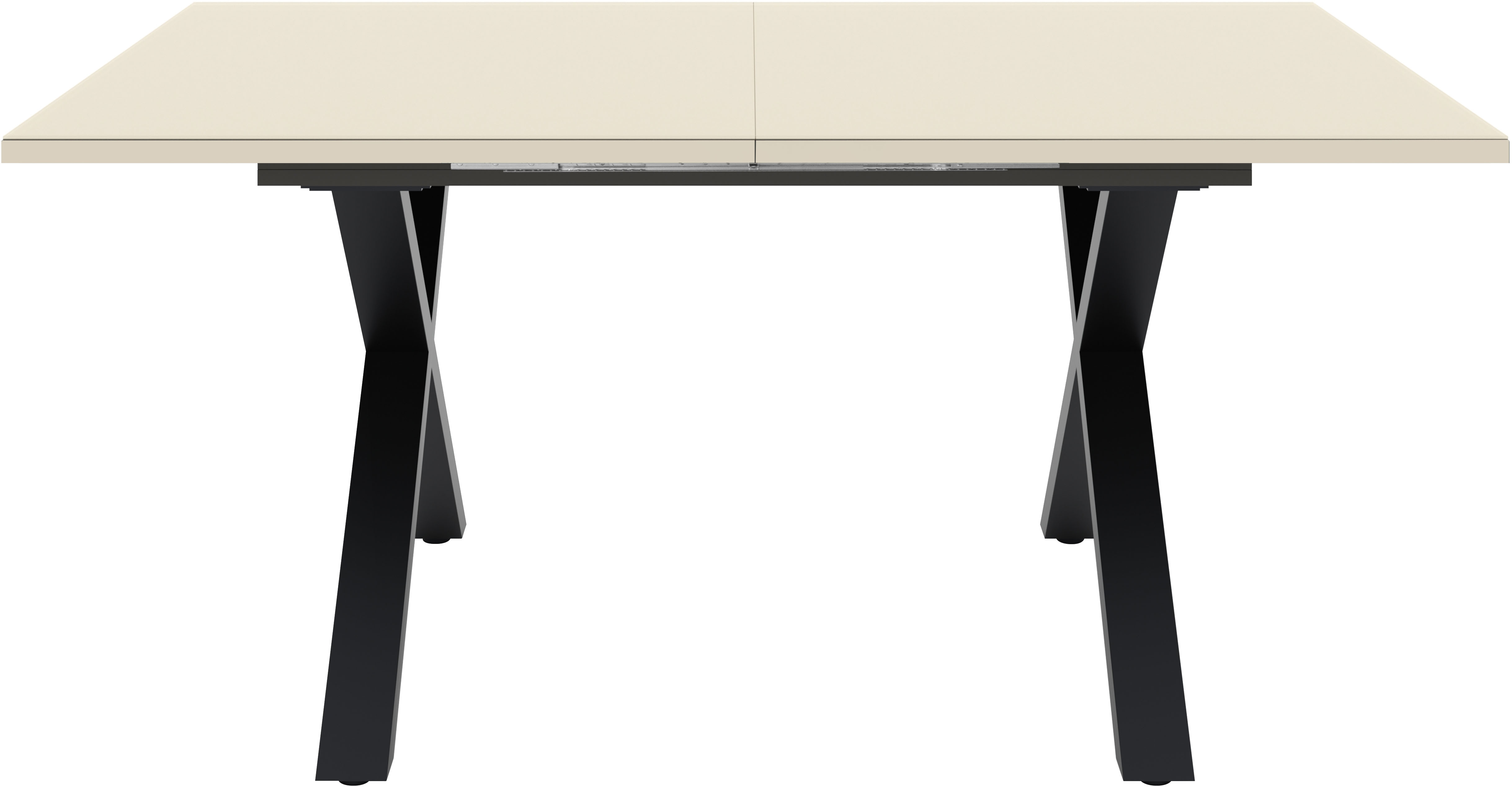 Mäusbacher Esstisch Esstisch ausziehbar auf 210 cm, eckige Tischform, Gestell X-Form