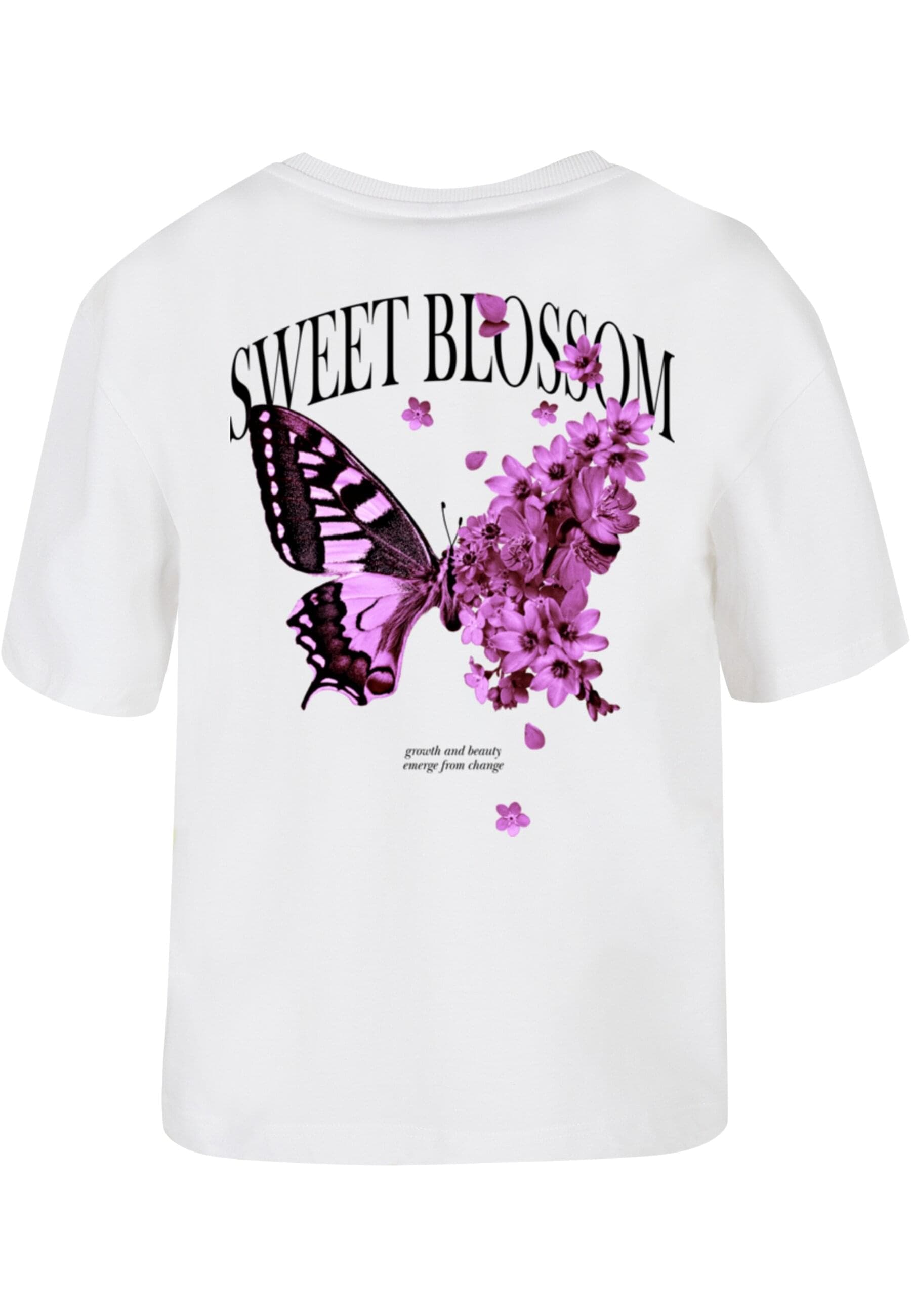 Miss Tee T-Shirt »Miss Tee Damen Sweet Blossom And Beauty Tee«, (1 tlg.)