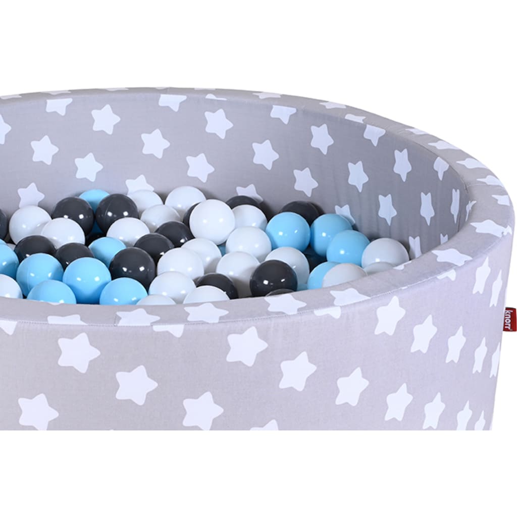 Knorrtoys® Bällebad »Soft, Grey White Stars«