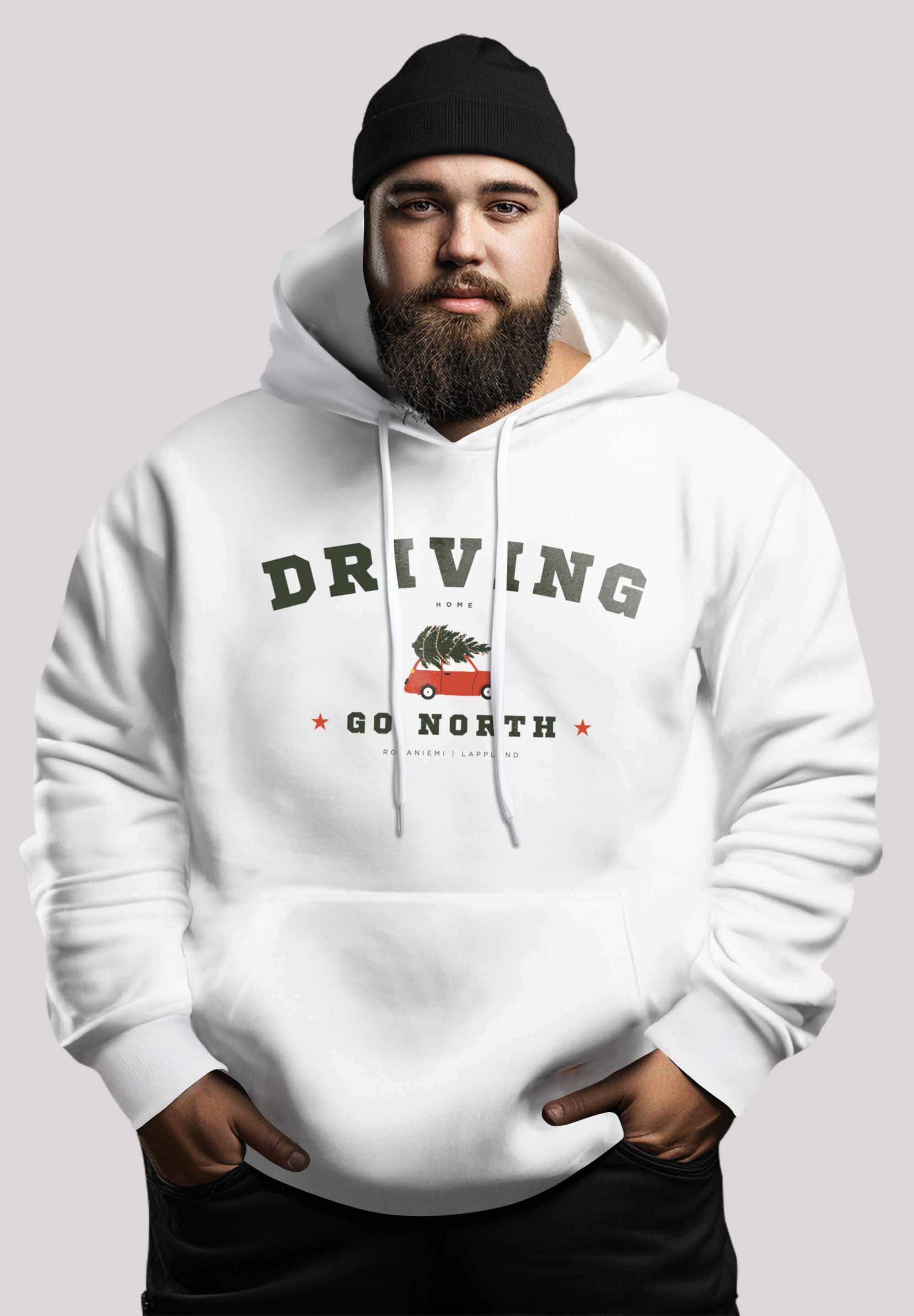 Kapuzenpullover »Driving Home Weihnachten PLUSSIZE«, Premium Qualität