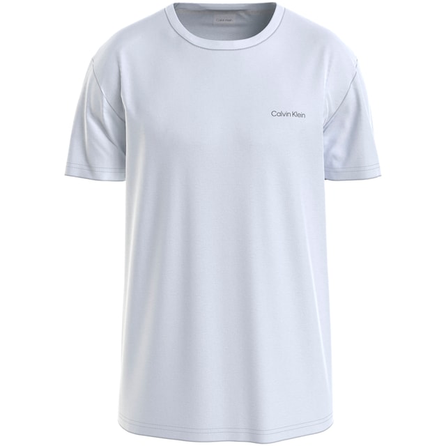 Calvin Klein T-Shirt »Micro Logo«, aus dickem Winterjersey ▷ bestellen |  BAUR