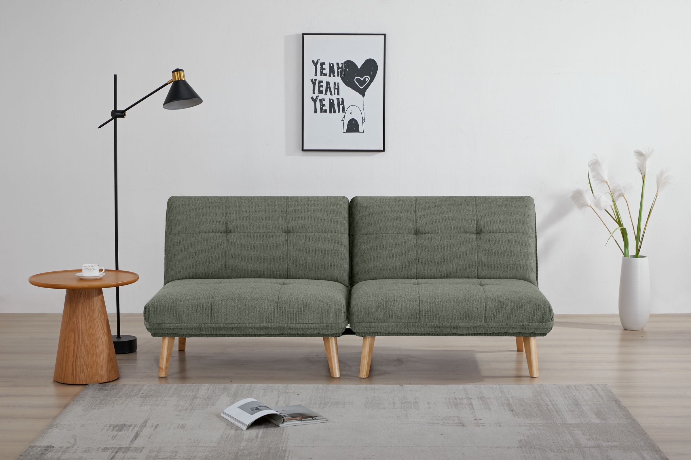 INOSIGN Sessel »DELANEY Schlafsofa, bestehend aus 2 Modulen, mit Schlaffunktion«, Bettsofa, Schlafsessel, Klappsofa, erweiterbar, in Webstoff