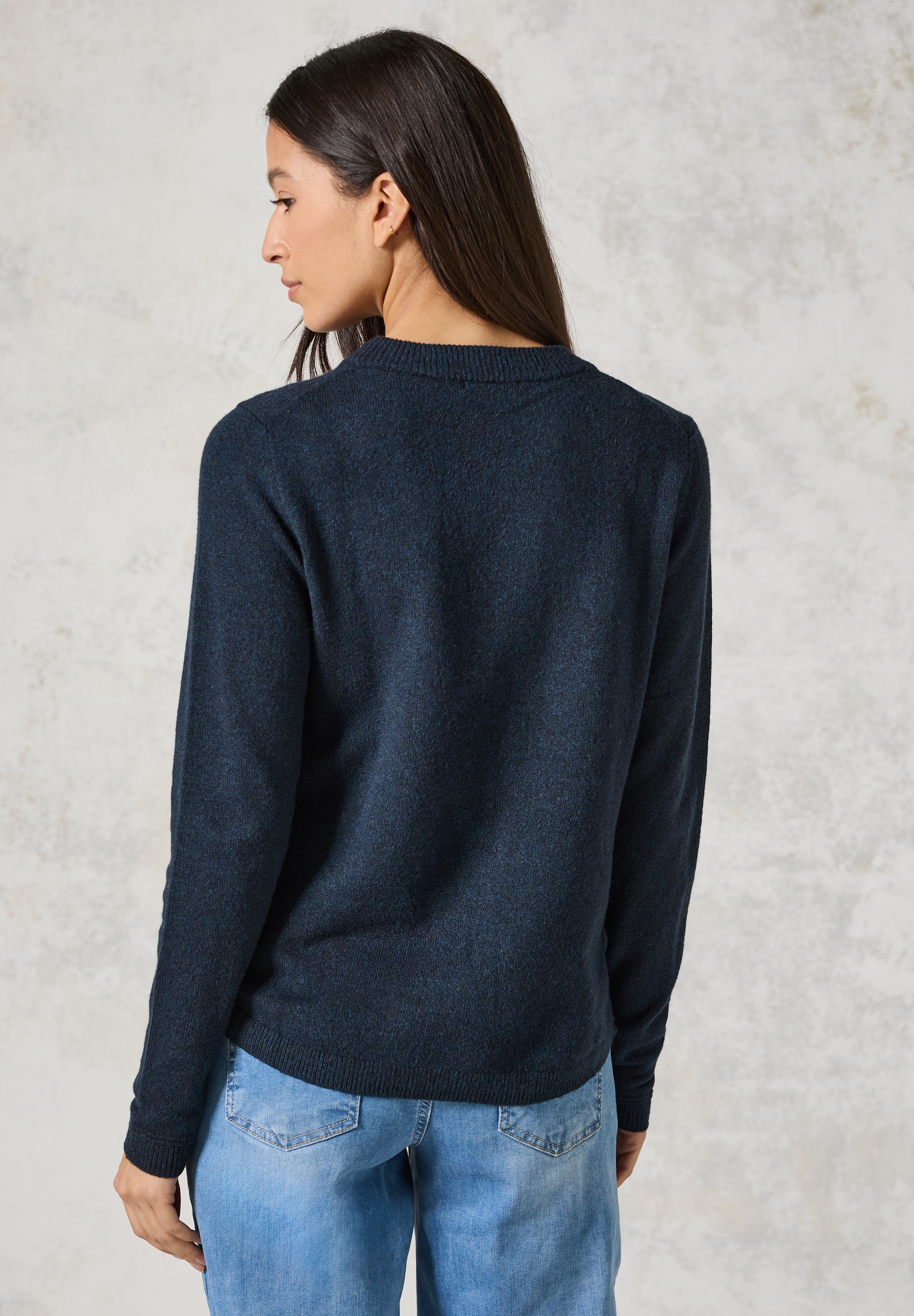 Cecil Strickpullover, aus softem Materialmix