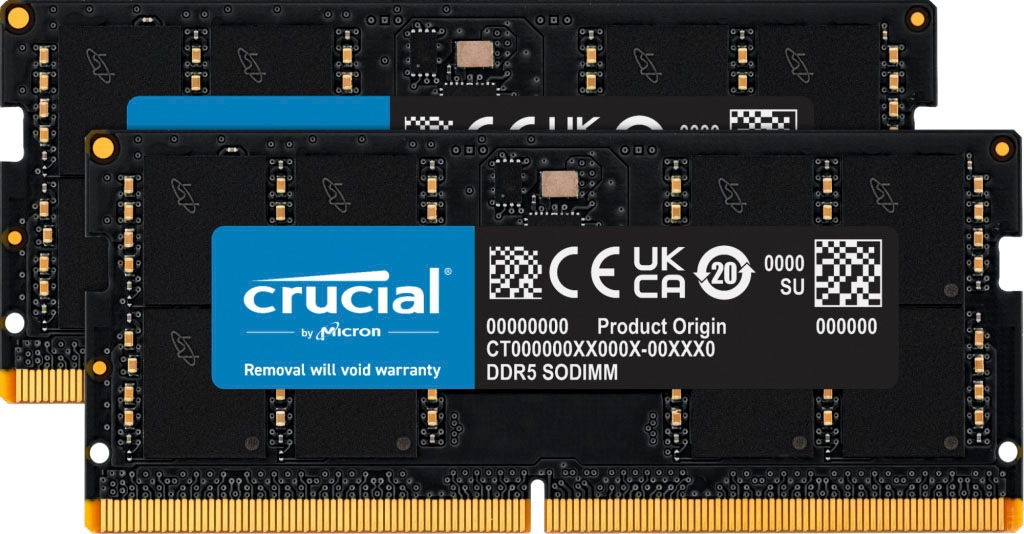 Crucial Arbeitsspeicher »64GB Kit (2 x 32GB)«