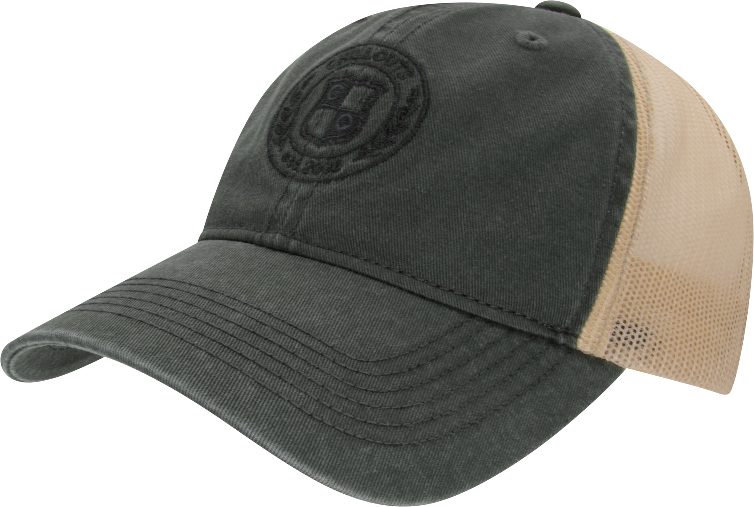 chillouts Baseball Cap "Milton Hat" Vintage-Look Baseballkappe mit Wappen-S günstig online kaufen