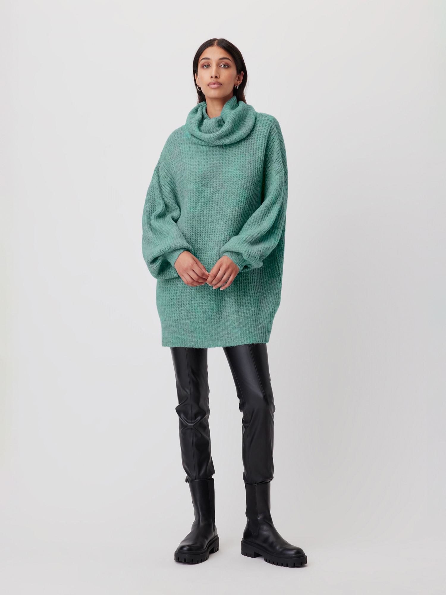LeGer Strickpullover »Juna, LeGer by Lena Gercke«, Loose fit mit Rundhalsausschnitt