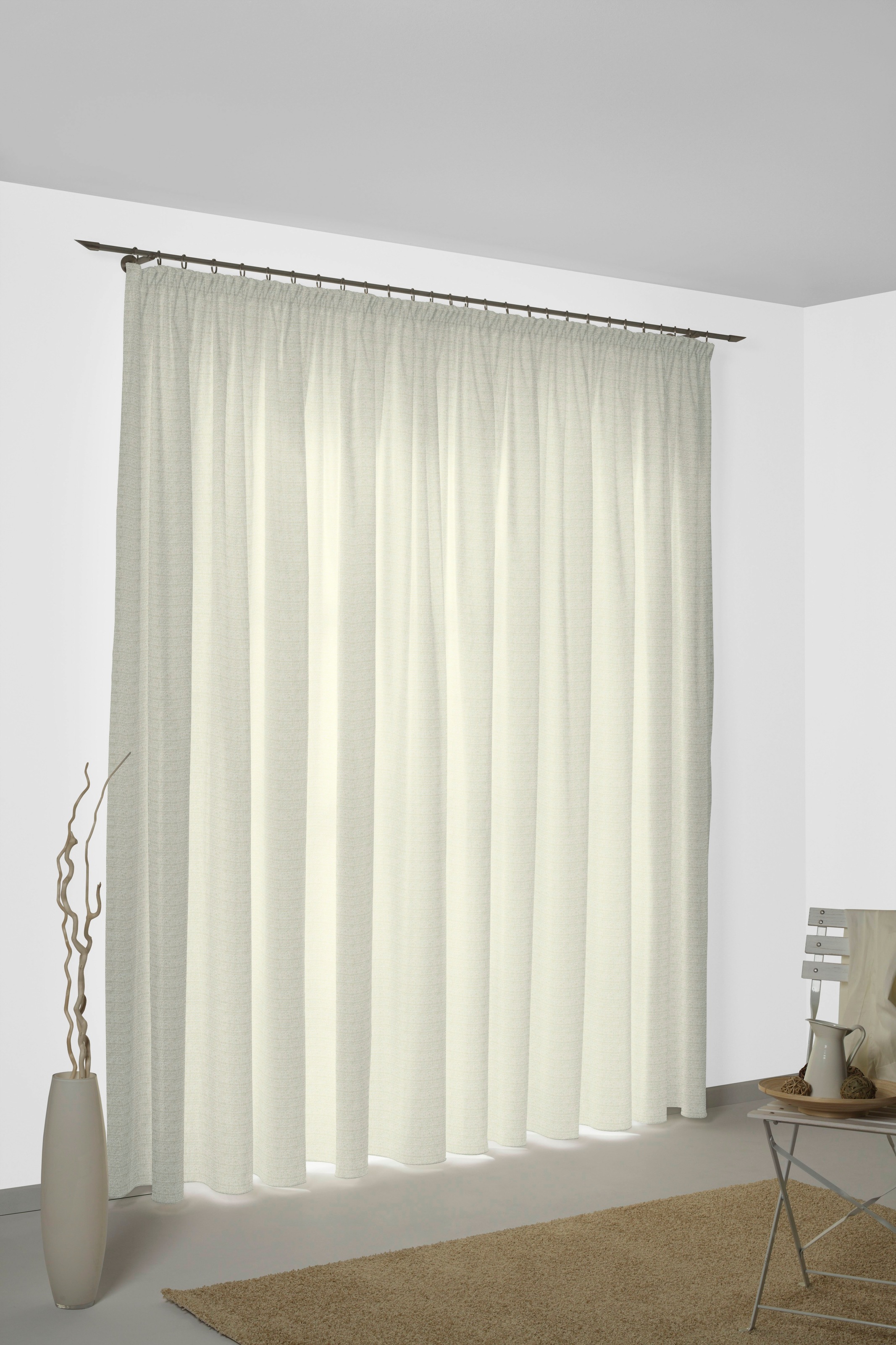 Wirth Vorhang "Berwick" Kräuselband 1 Stk. tlg. günstig online kaufen