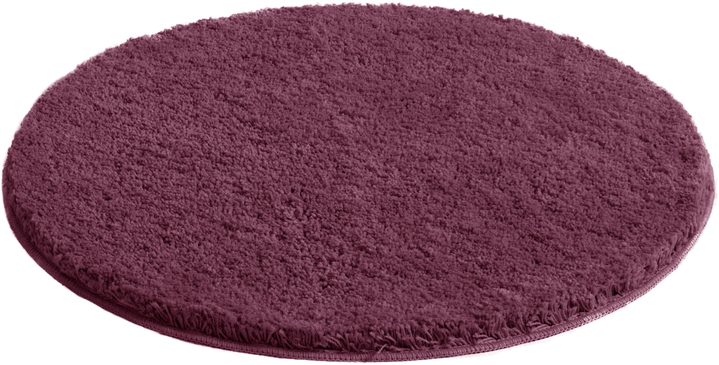 my home Badematte »Sanremo, Badvorleger, Badezimmer Teppich, sehr weich«, rutschhemmend beschichtet, fußbodenheizungsgeeignet-schnell trocknend, Badteppich, unifarben, rechteckig, rund & als 3-tlg. Set erhältlich