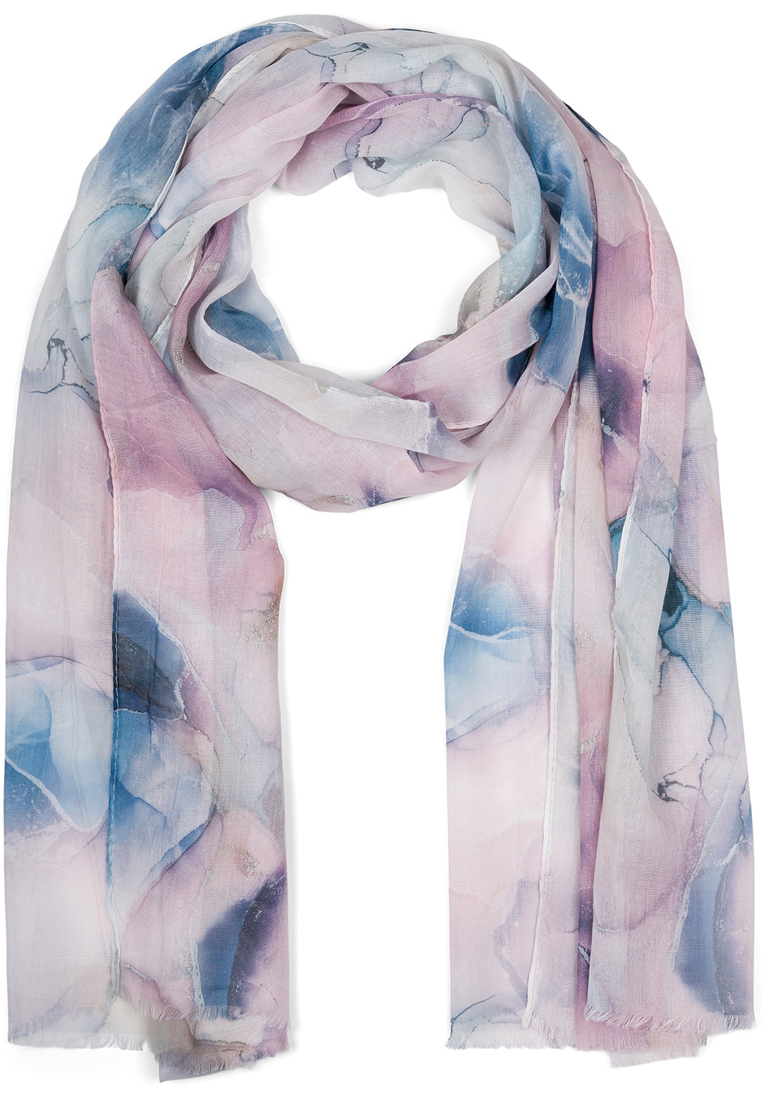 styleBREAKER Schal "Schal mit Marmor Muster" 1 Stk.