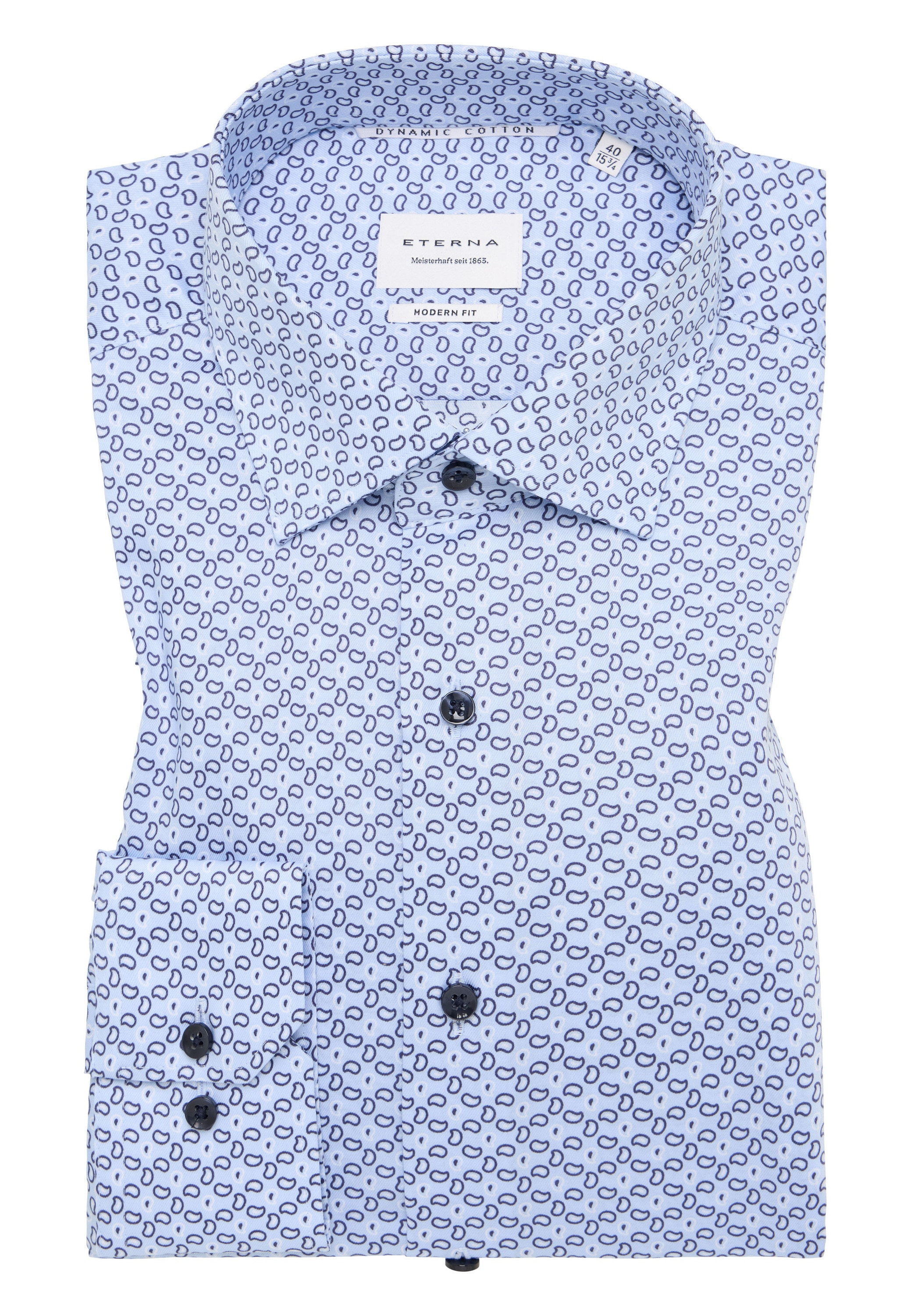 Eterna Langarmhemd »MODERN FIT«, NON IRON (bügelfrei)