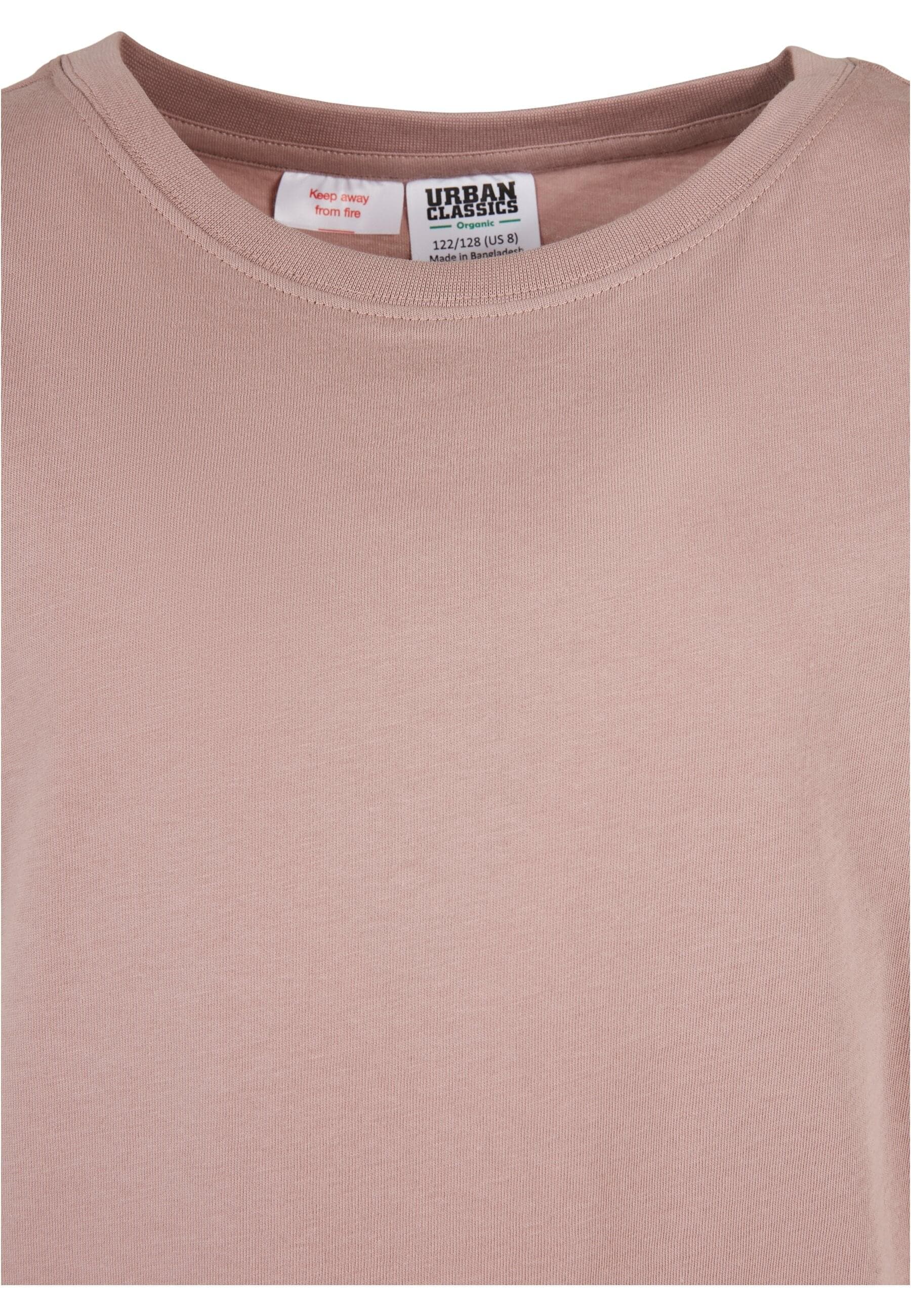 URBAN CLASSICS T-Shirt »Urban Classics Damen Girls Organic Extended Shoulder Tee«, (1 tlg.)