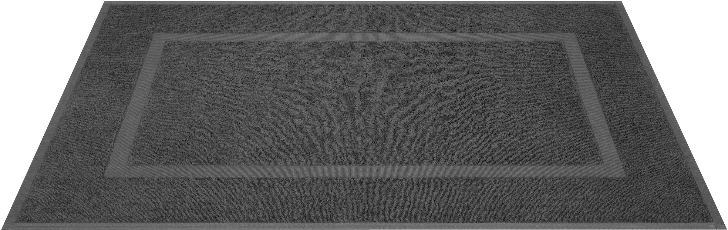 HAMMETEX Badematte »Hotelmatte, Duschvorleger«, rutschhemmend beschichtet, beidseitig nutzbar, 2-teiliges Set, einfarbig, 100% Baumwolle