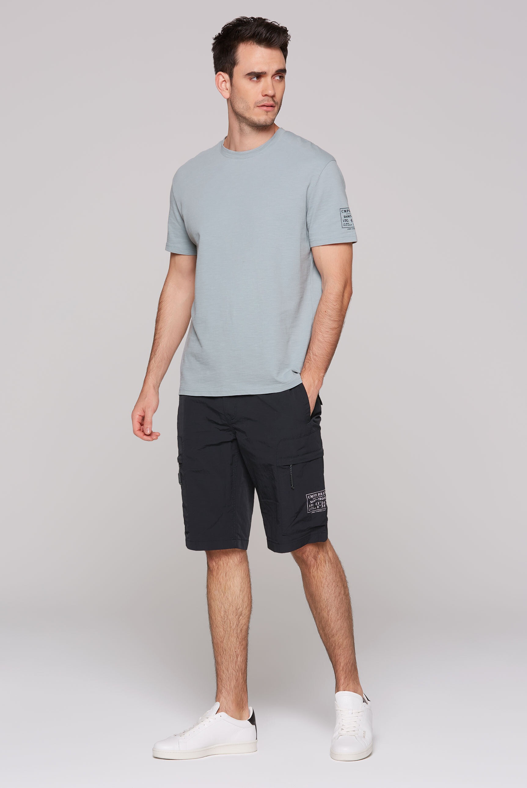CMPD Rundhalsshirt, aus Baumwolle