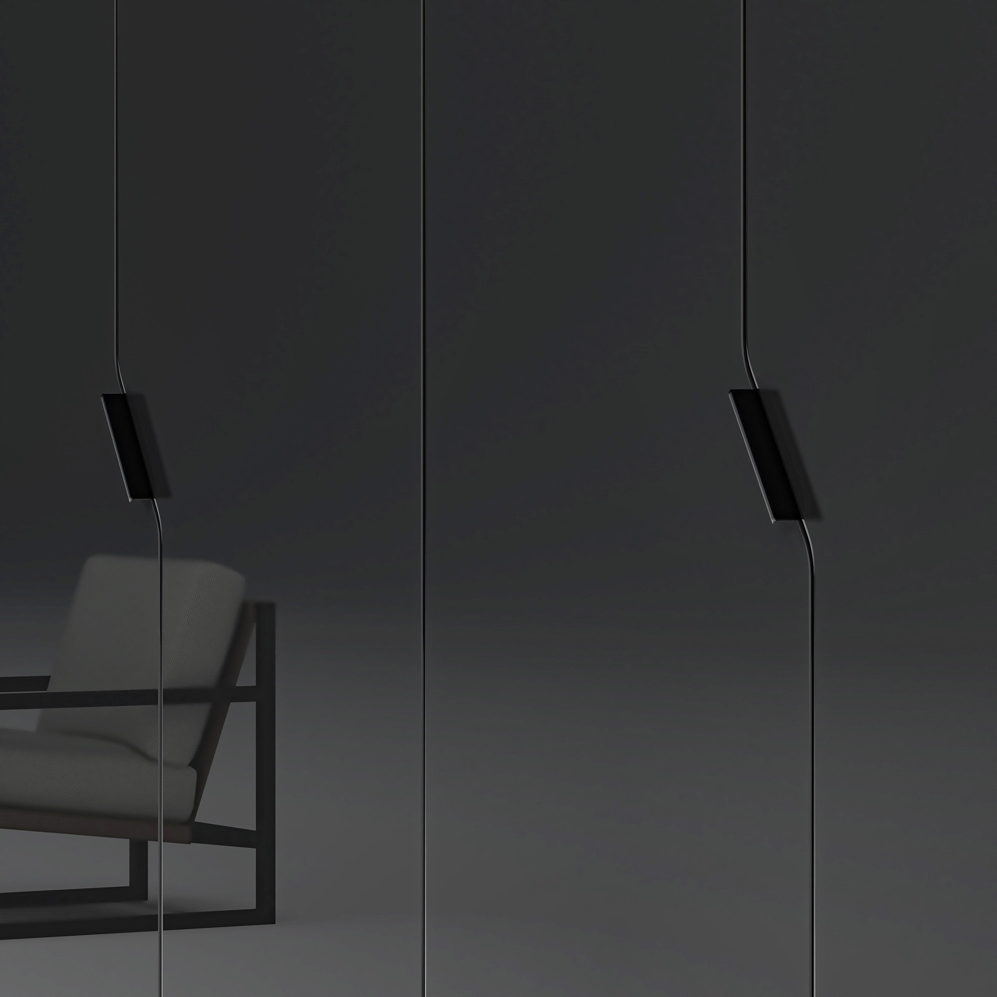 INOSIGN Kleiderschrank »AMETISTA, Drehtürenschrank, designgeformten Fronten«, Made in Italy, hochglanz lackiert, Basisausführung, Zubehör extra