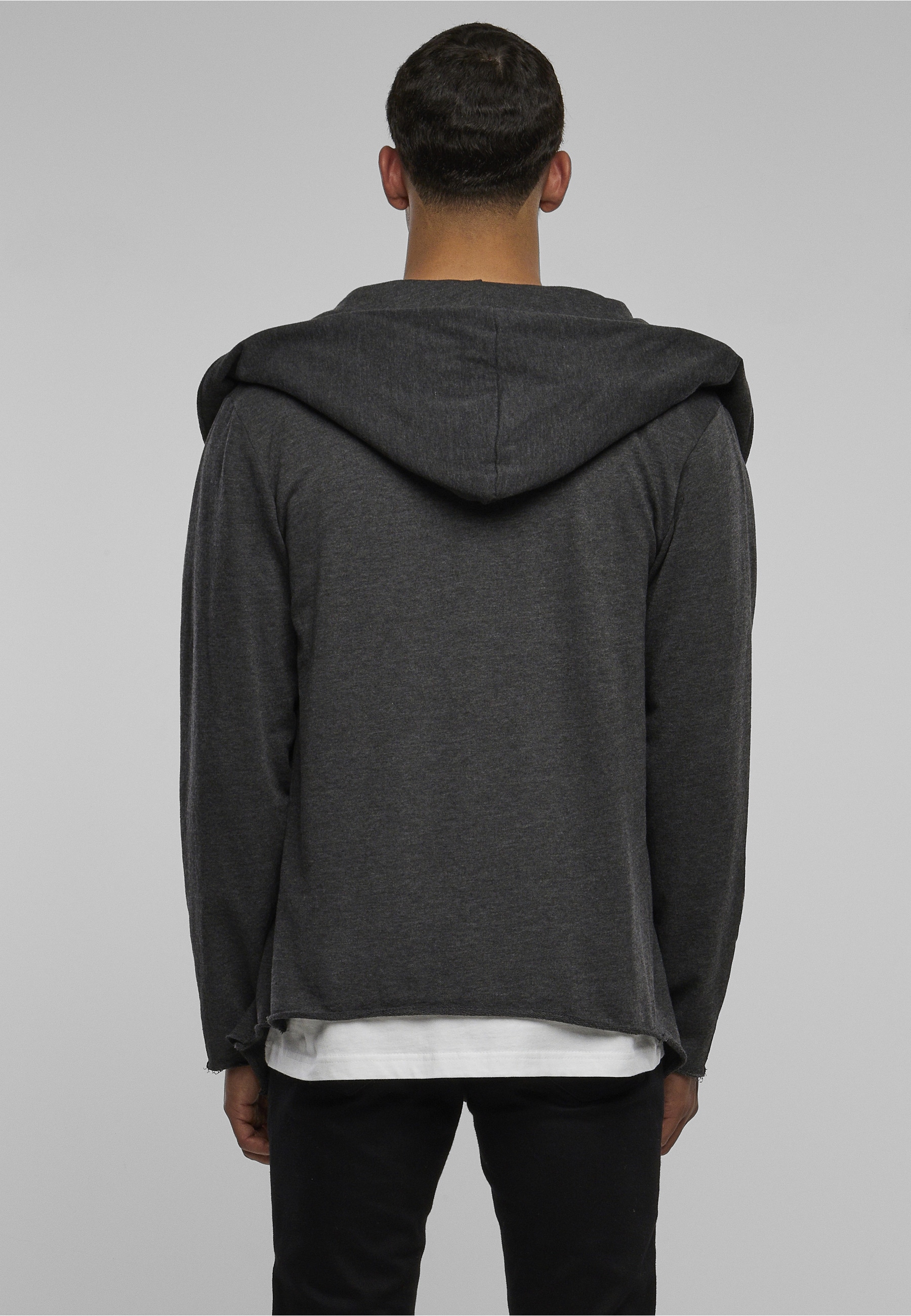 URBAN CLASSICS Strickjacke »Urban Classics Herren Long Hooded Open Edge Cardigan« 1