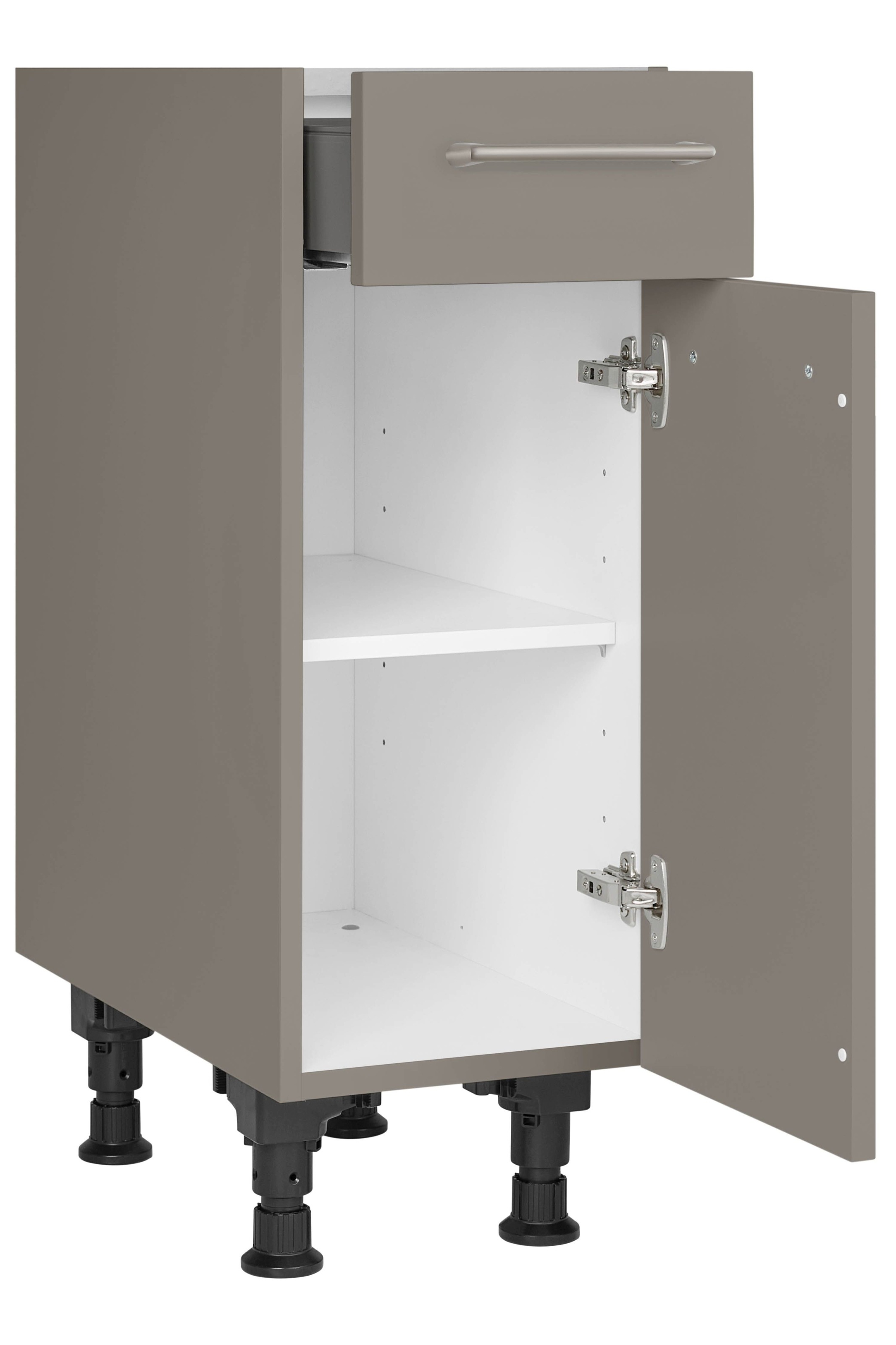 nobilia Unterschrank ""Laser", Ausrichtung wählbar, vormontiert, in den Bre günstig online kaufen