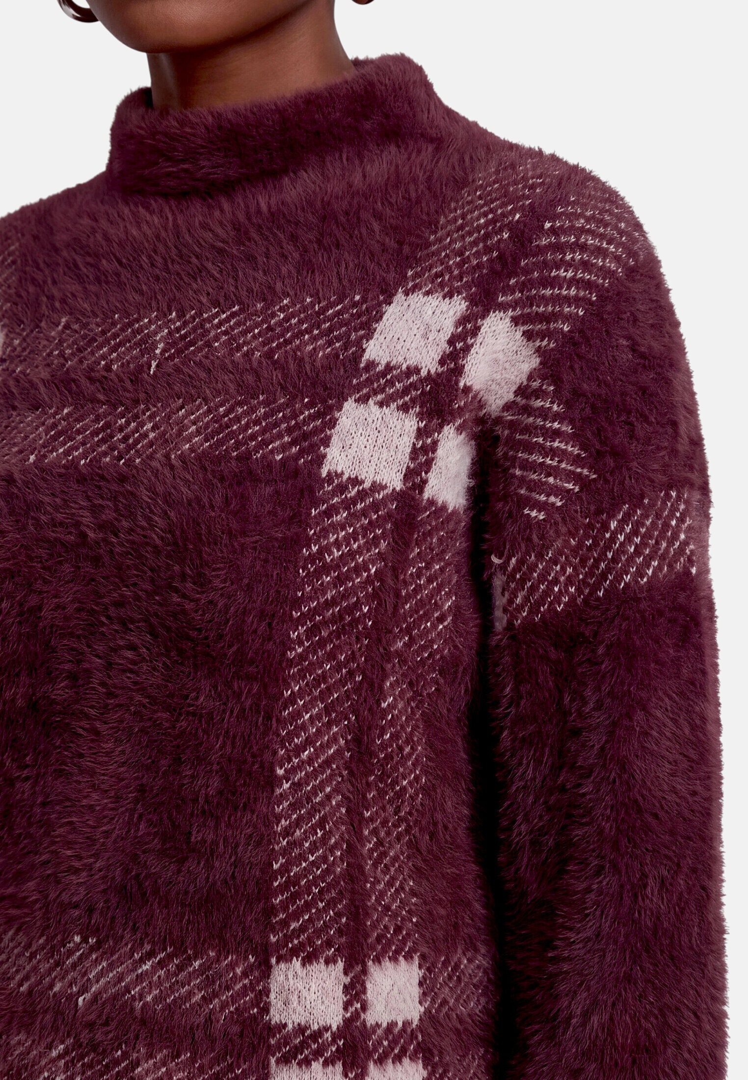 Zero Strickpullover »Damen mit Muster« 1 Material