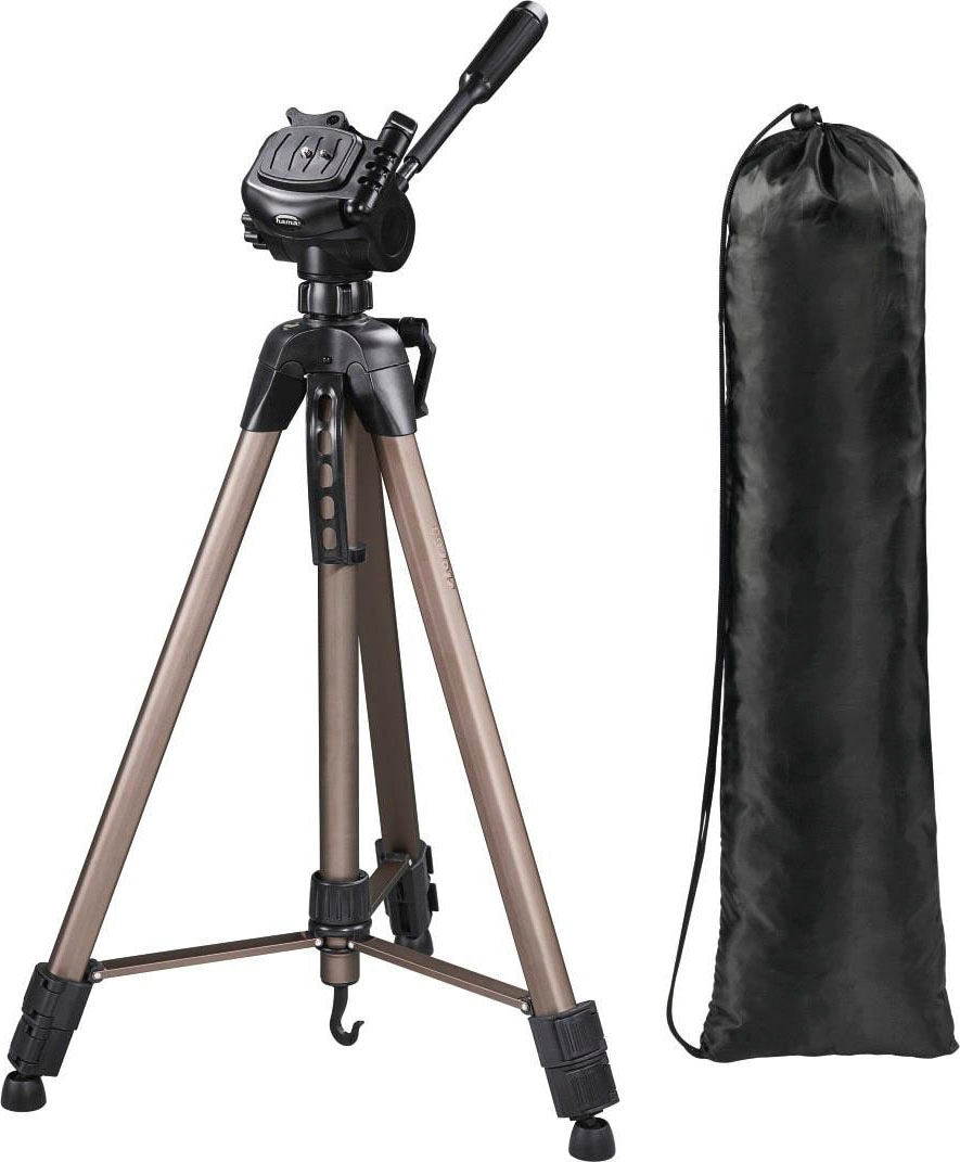 Hama Dreibeinstativ »Dreibein Fotostativ, Kamera Stativ, 3-Wege-Kopf, Star 63, 66-166 cm«