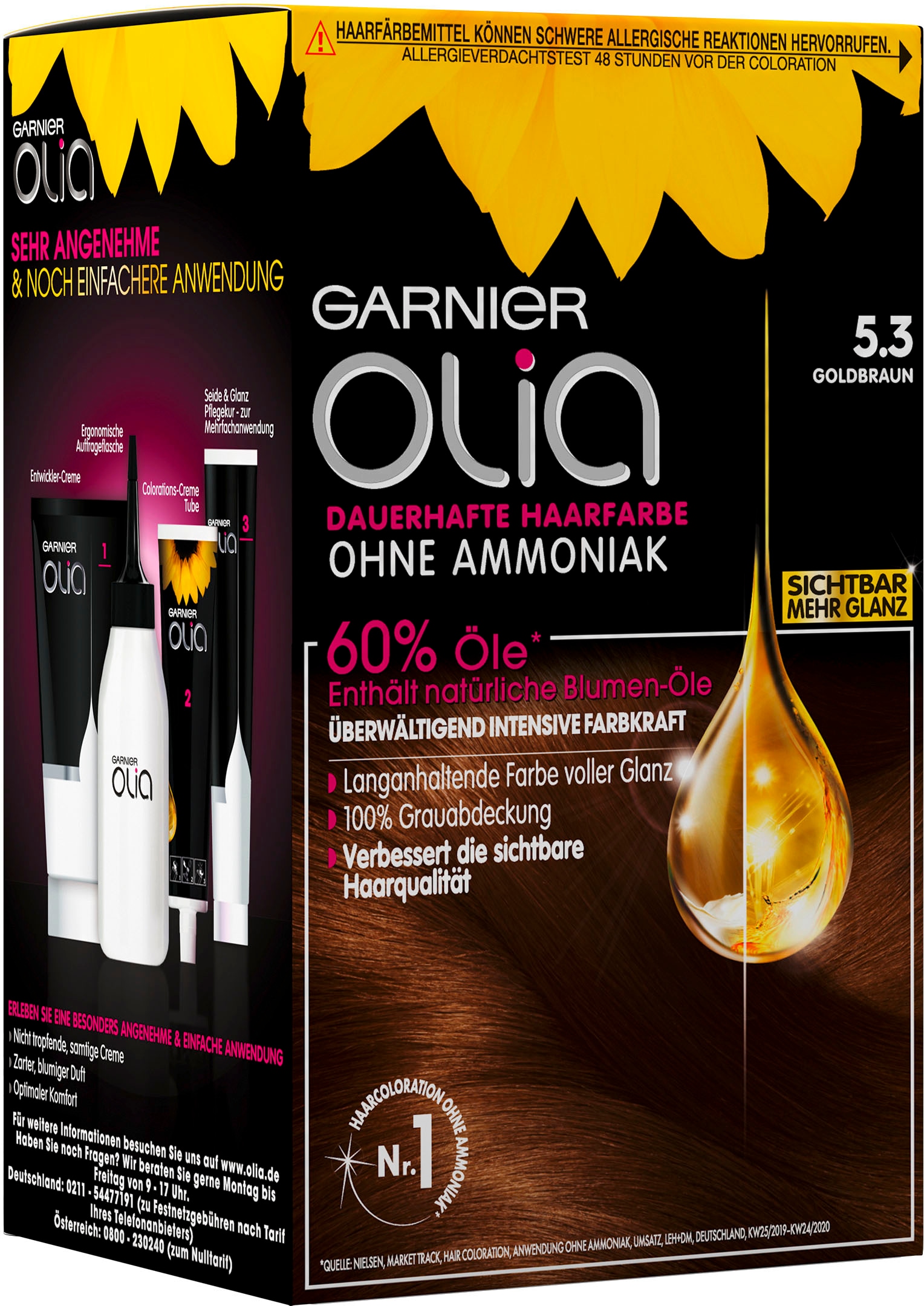 GARNIER Coloration »Olia dauerhafte Haarfarbe« online bestellen | BAUR