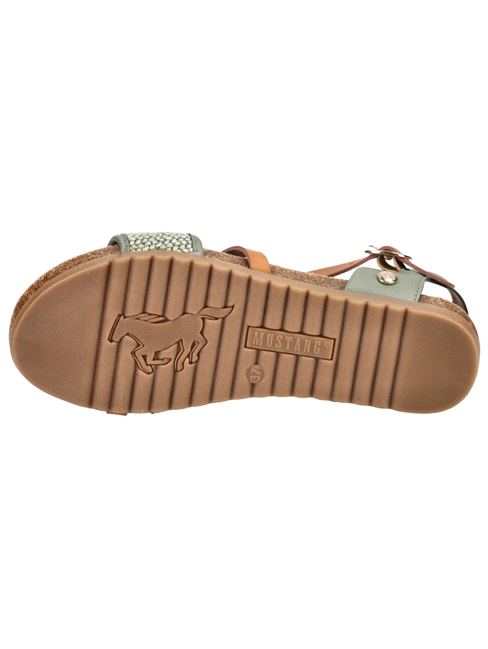 Mustang Shoes Riemchensandale »Mustang Shoes Sandalen Lederimitat/Textil«