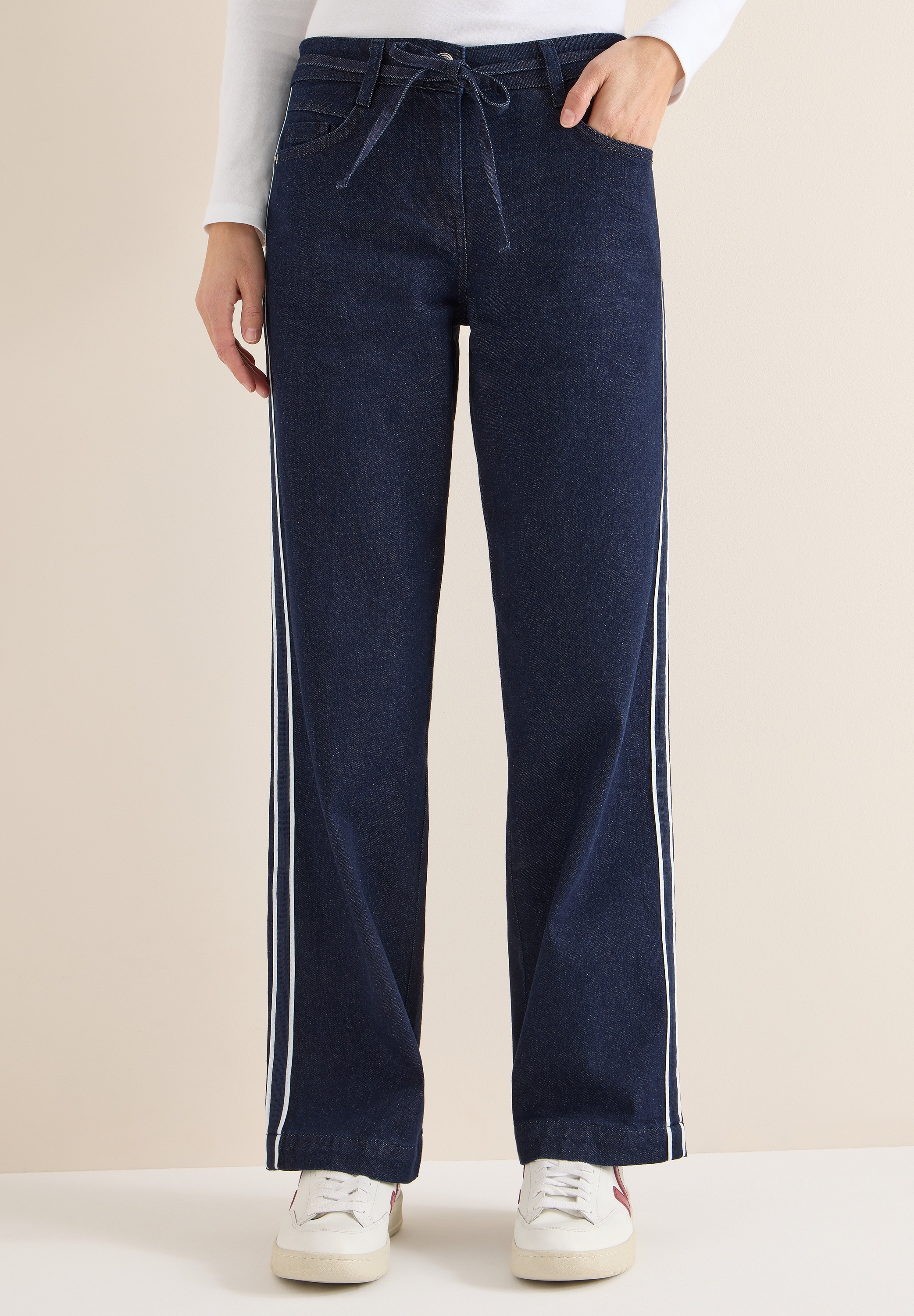 STREET ONE Loose-fit-Jeans High Waist günstig online kaufen