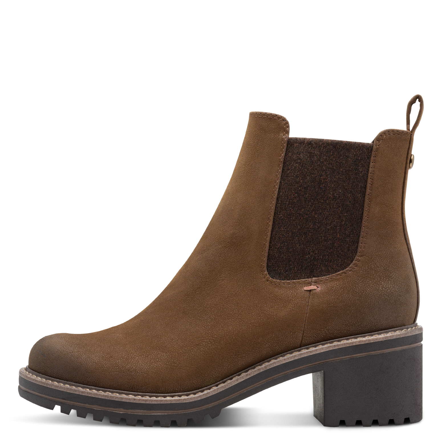 MARCO TOZZI Chelseaboots, Blockabsatz, Stiefelette in veganer Verarbeitung günstig online kaufen
