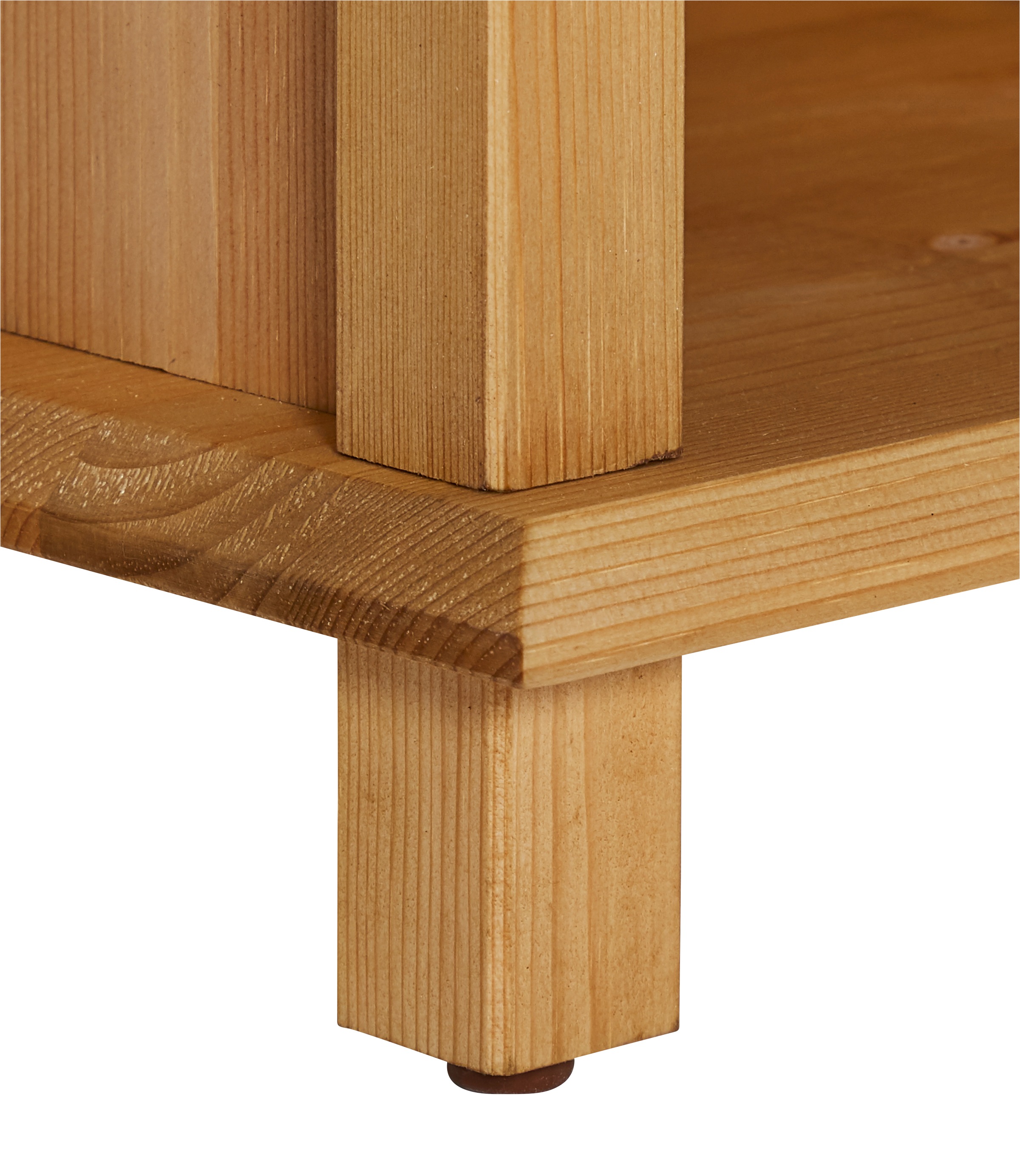 Home affaire Hochschrank »Vili«, Badezimmerschrank, Höhe 175 cm, 2 Schubladen, 3 Türen, aus Massivholz