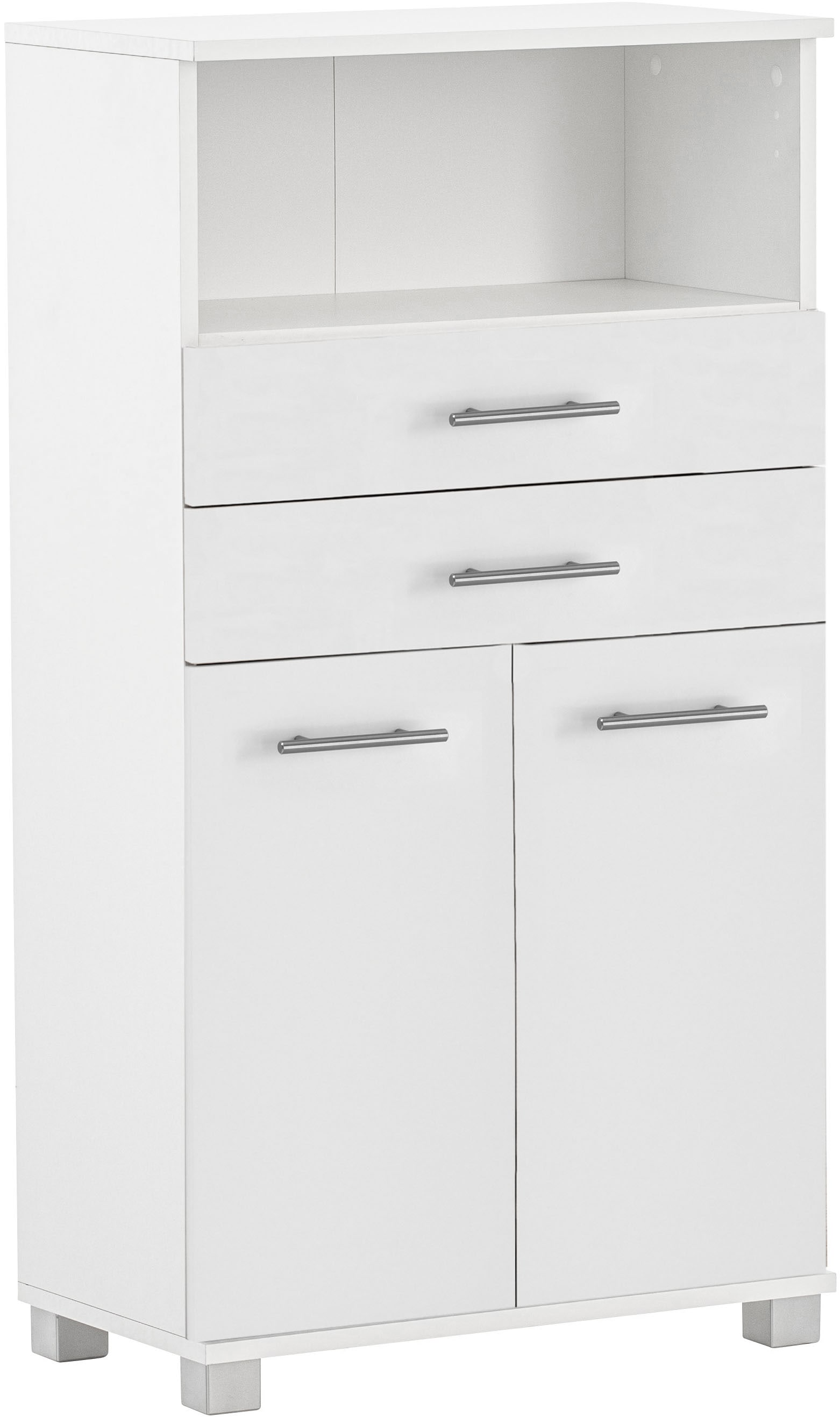 welltime Midischrank "Emmi, Breite 59 cm", 2 Türen, Metallbeschläge günstig online kaufen