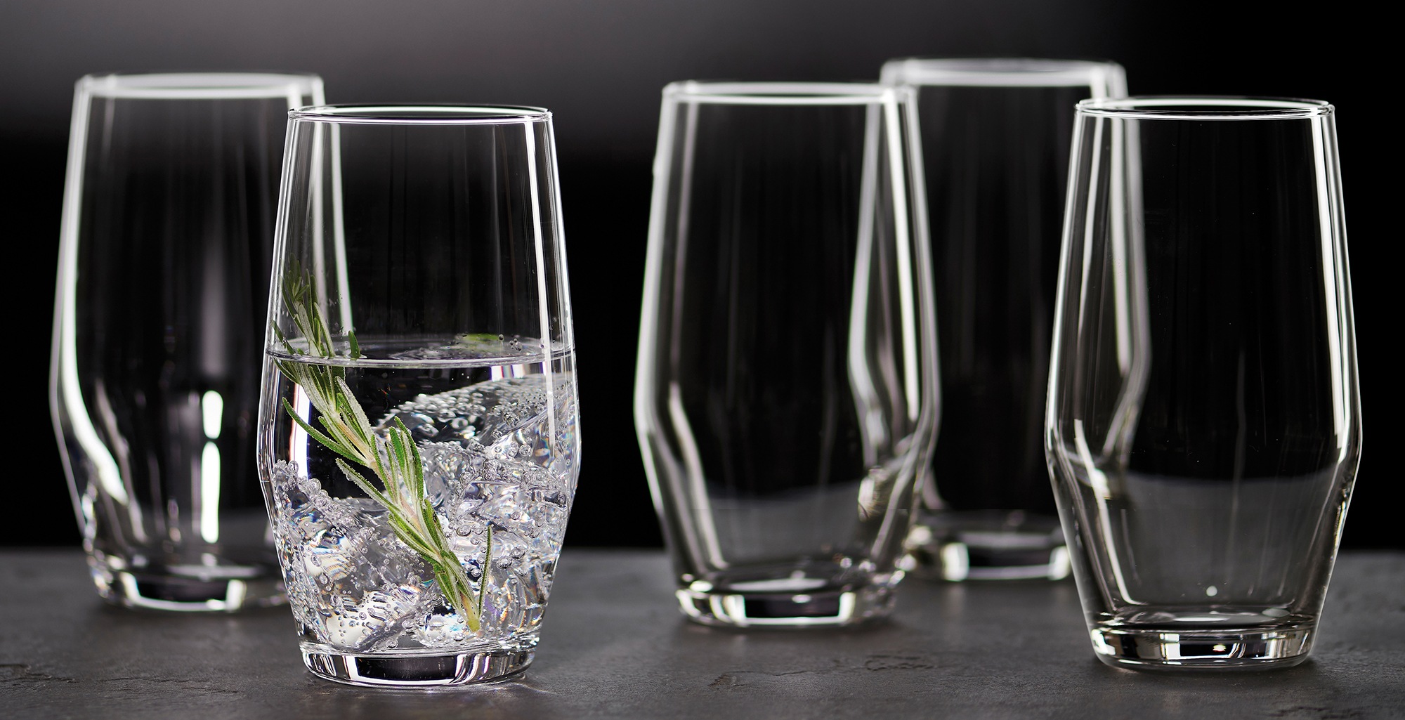 Thumbnail - Ritzenhoff & Breker Longdrinkglas "Salsa" robust und kristallklar, 6-teilig